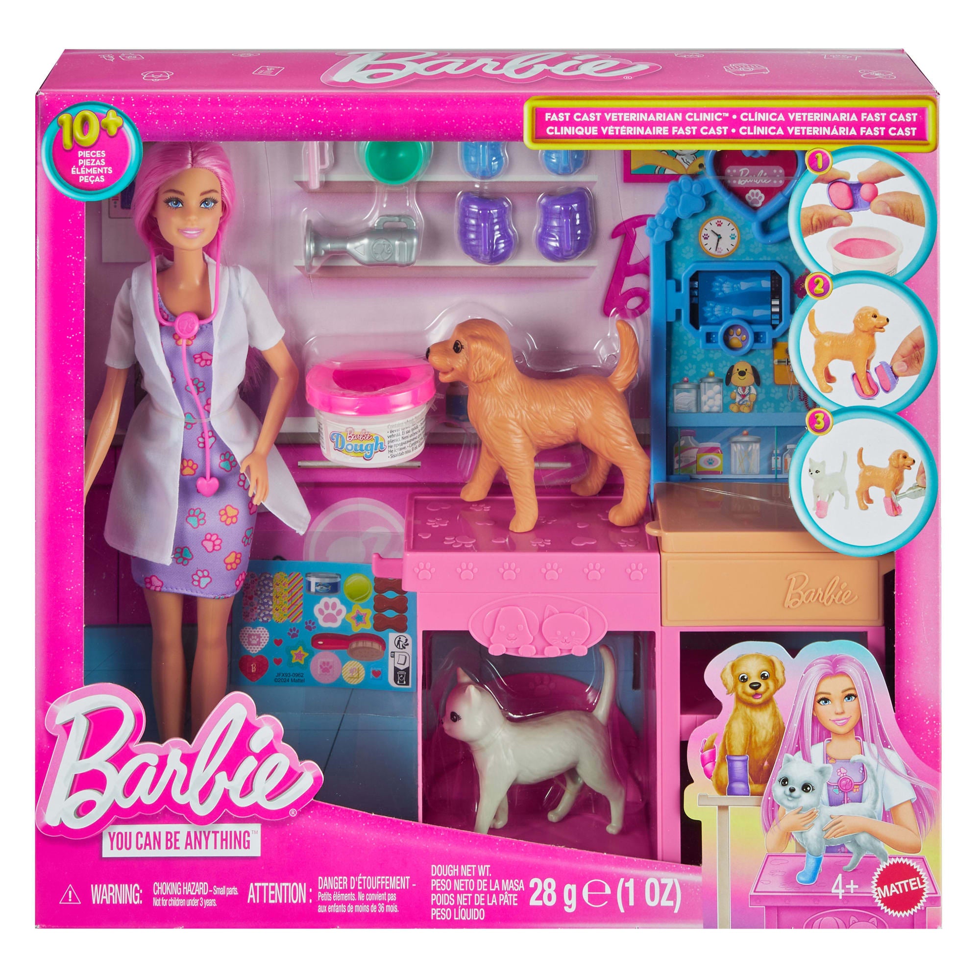 Barbie Profissões Conjunto de Brinquedo Veterinária com Animais de Estimação e Acessórios - Image 6
