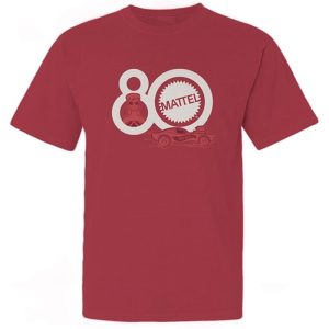 Mattel 80th Logo Red T-Shirt
