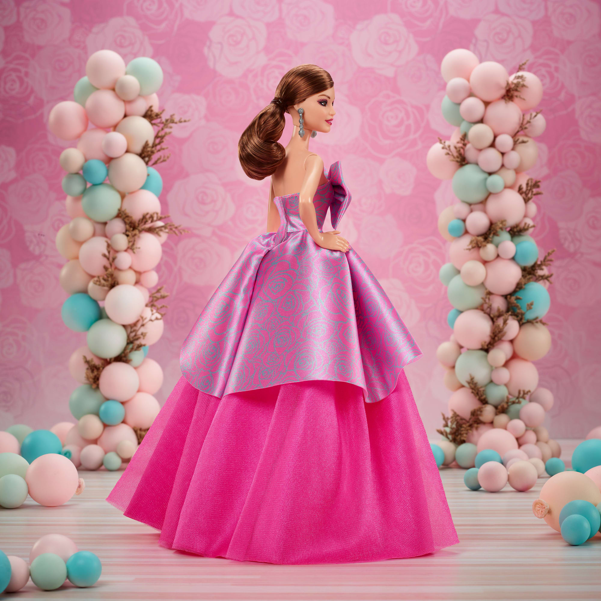 Barbie Signature Birthday Wishes Doll. Collectible Fashion Doll in Satiny. Pink Dress - Image 5