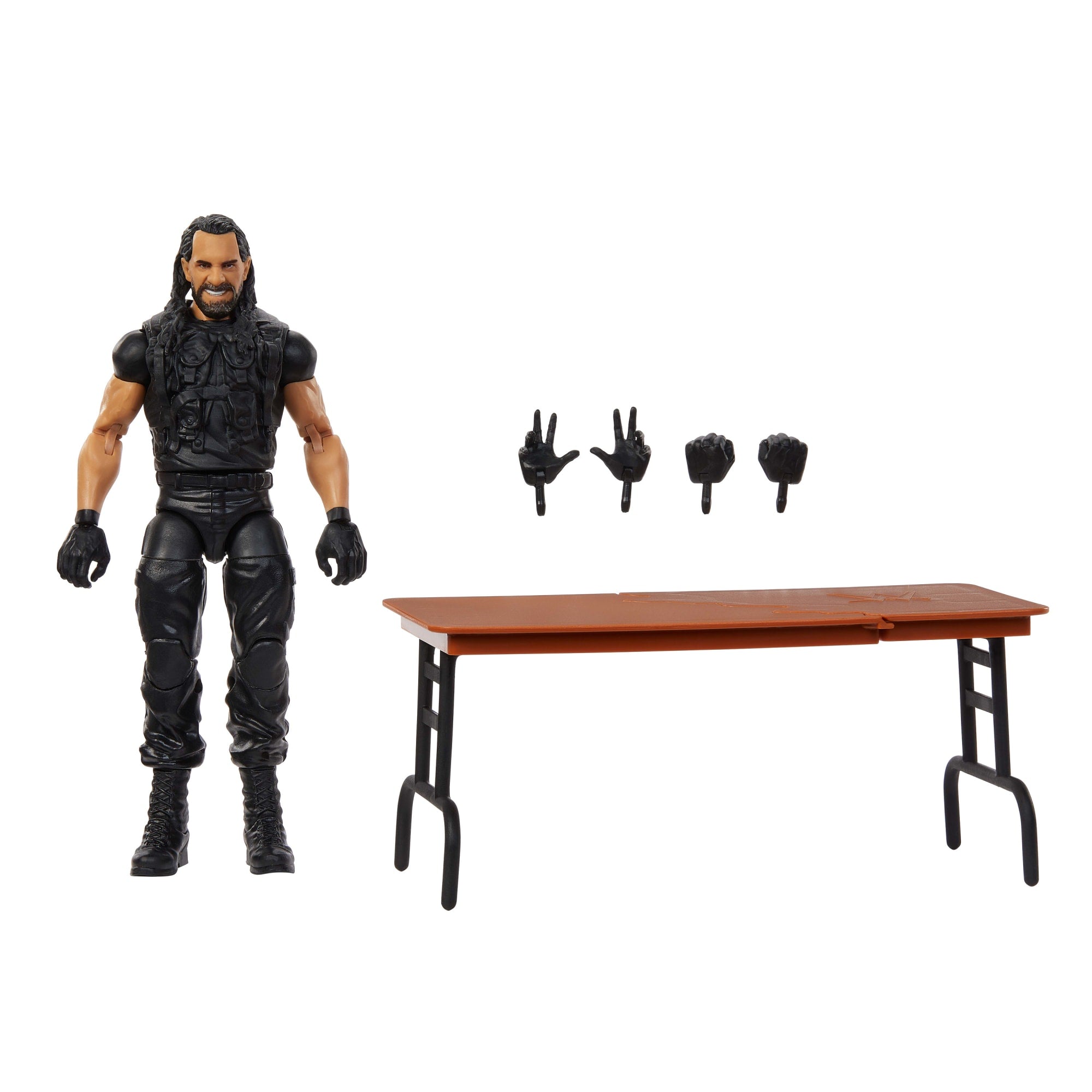 WWE Figura de Acción Elite Seth Rollins negro