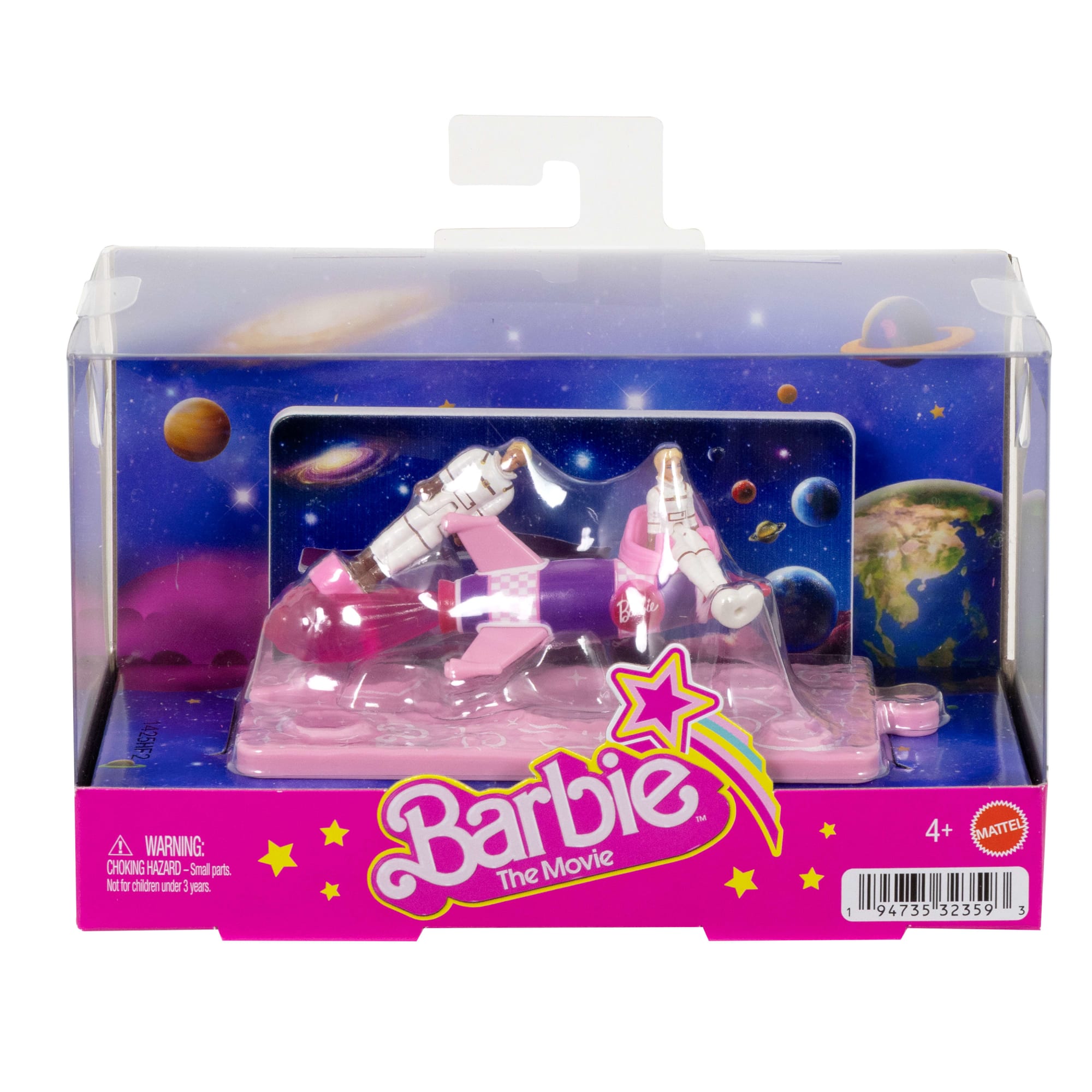 Barbie Mini BarbieLand Veículo para Boneca O Filme Barbie e Ken em Rocket Ship - Image 4