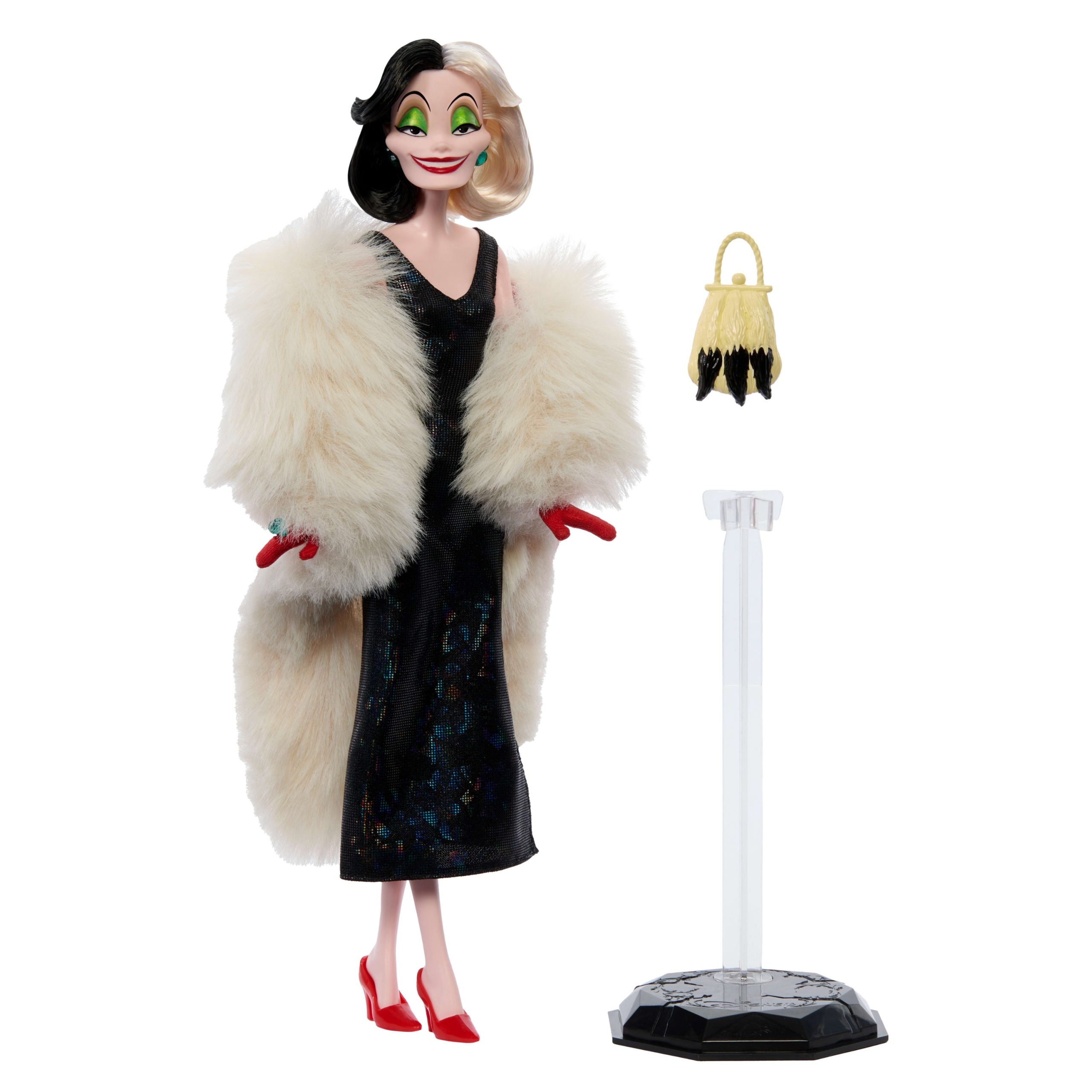 Disney Collector Cruella De Vil Collectible Villains Fashion Doll in Signature Look With 1 Accessory - Image 5