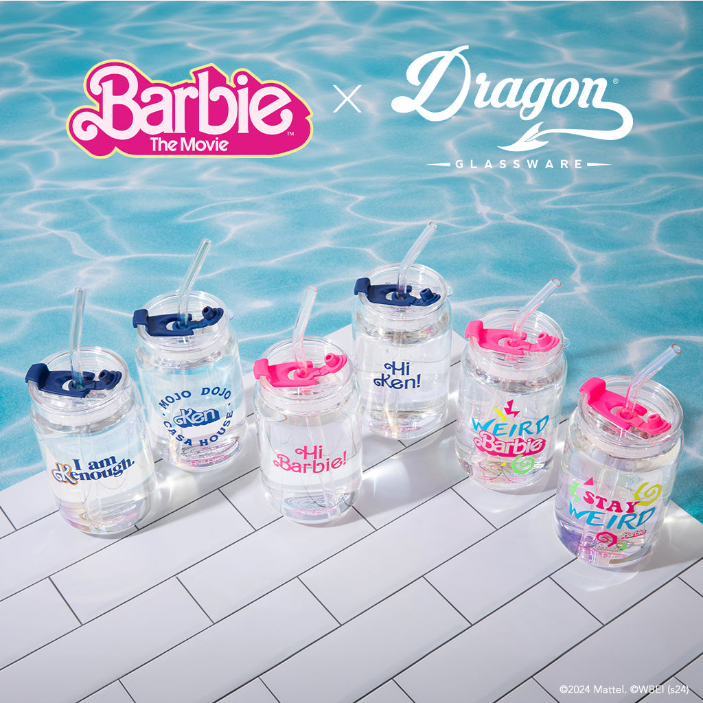 Barbie™ the Movie X Dragon Glassware® Weird Barbie™ Drinking Glasses - Image 14