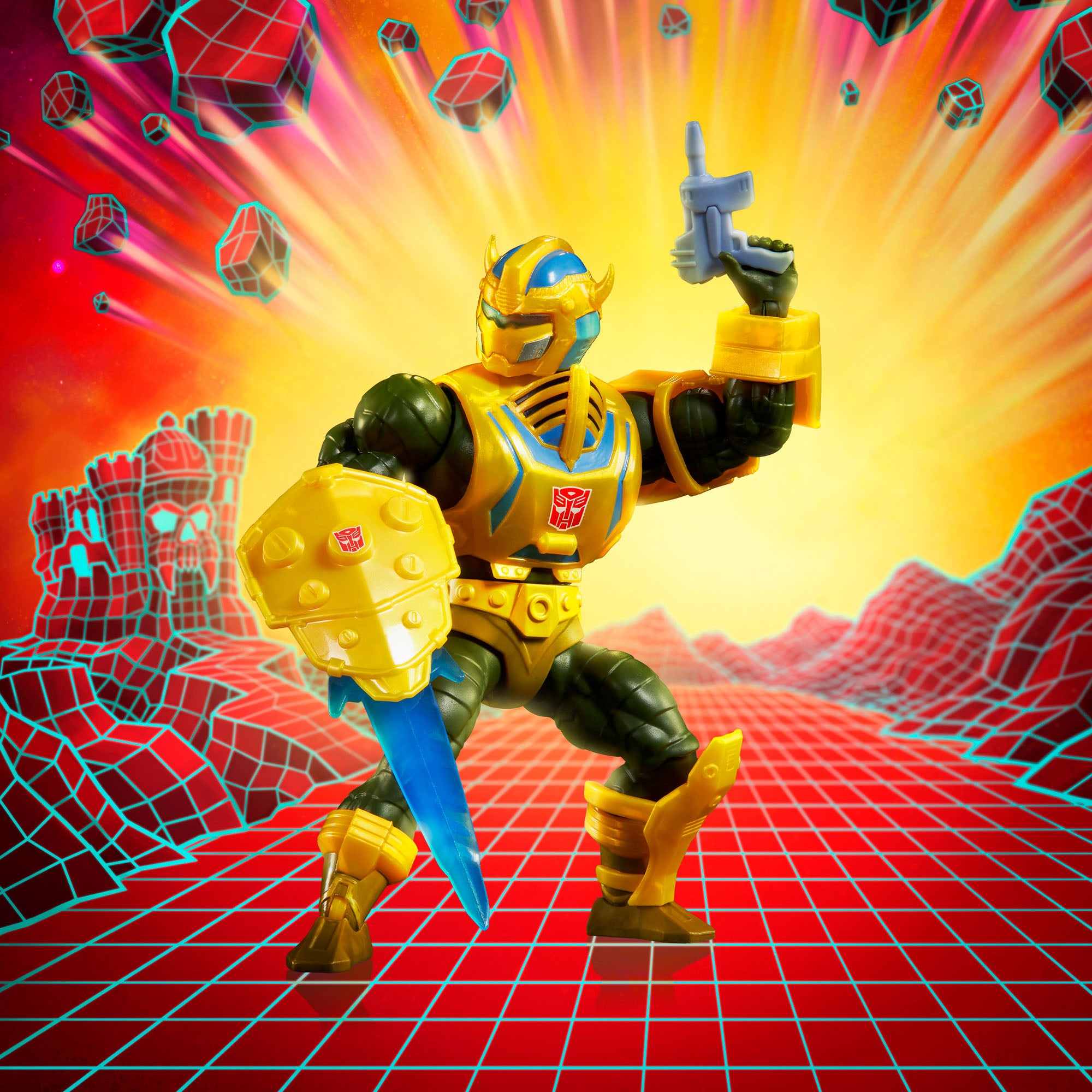 Masters of the Universe x Transformers Bumblebee Armor Man-At-Arms Action Figure