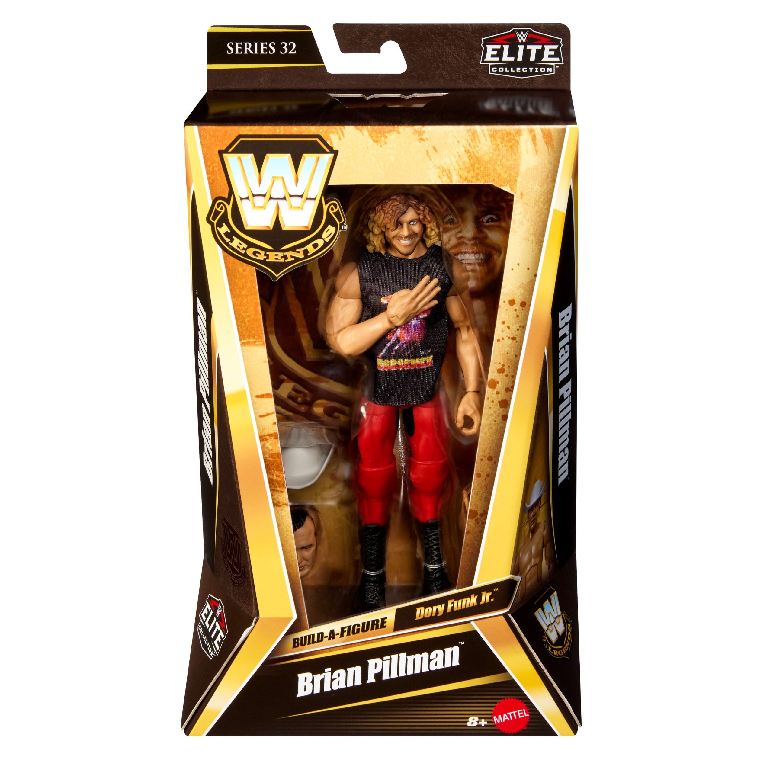 WWE Legends Elite Collection Brian Pillman Action Figure - Image 5