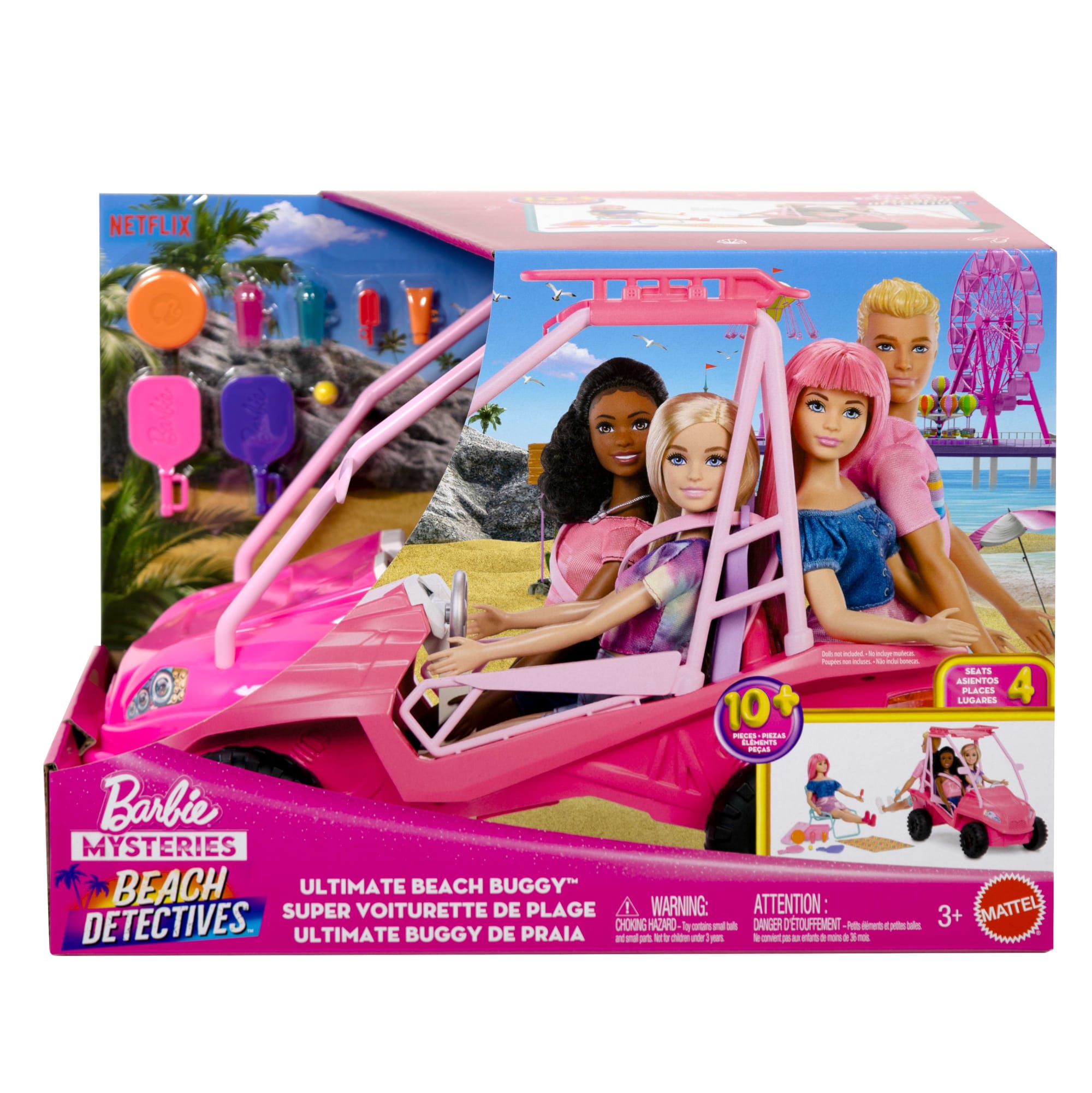 Barbie Coffret Buggy Les Mystères de Barbie: Détectives de Plage - Image 6