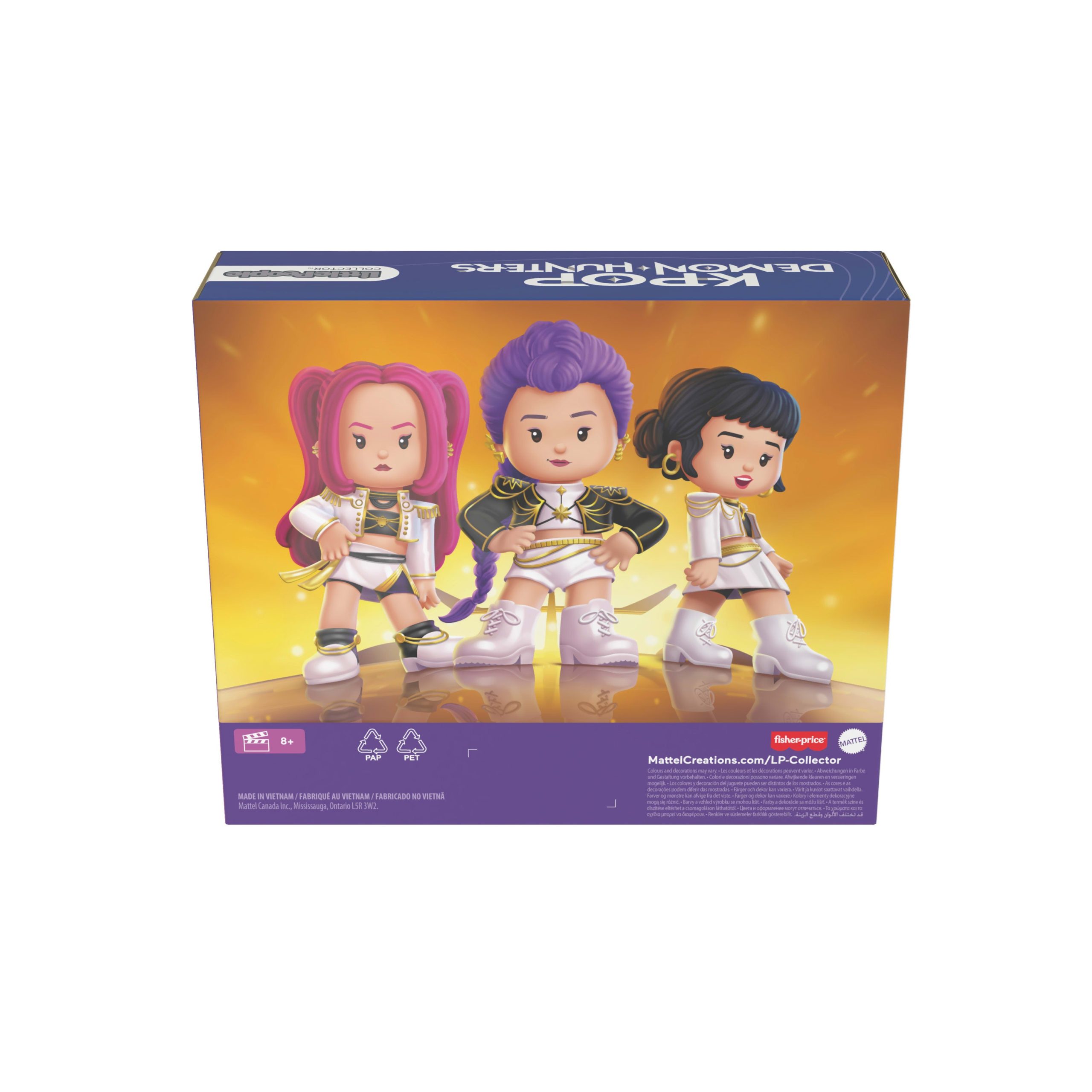 Coffret KPop demon Hunters: Huntr/X Little People Collector en Édition Spéciale. 3 Figurines - Image 6