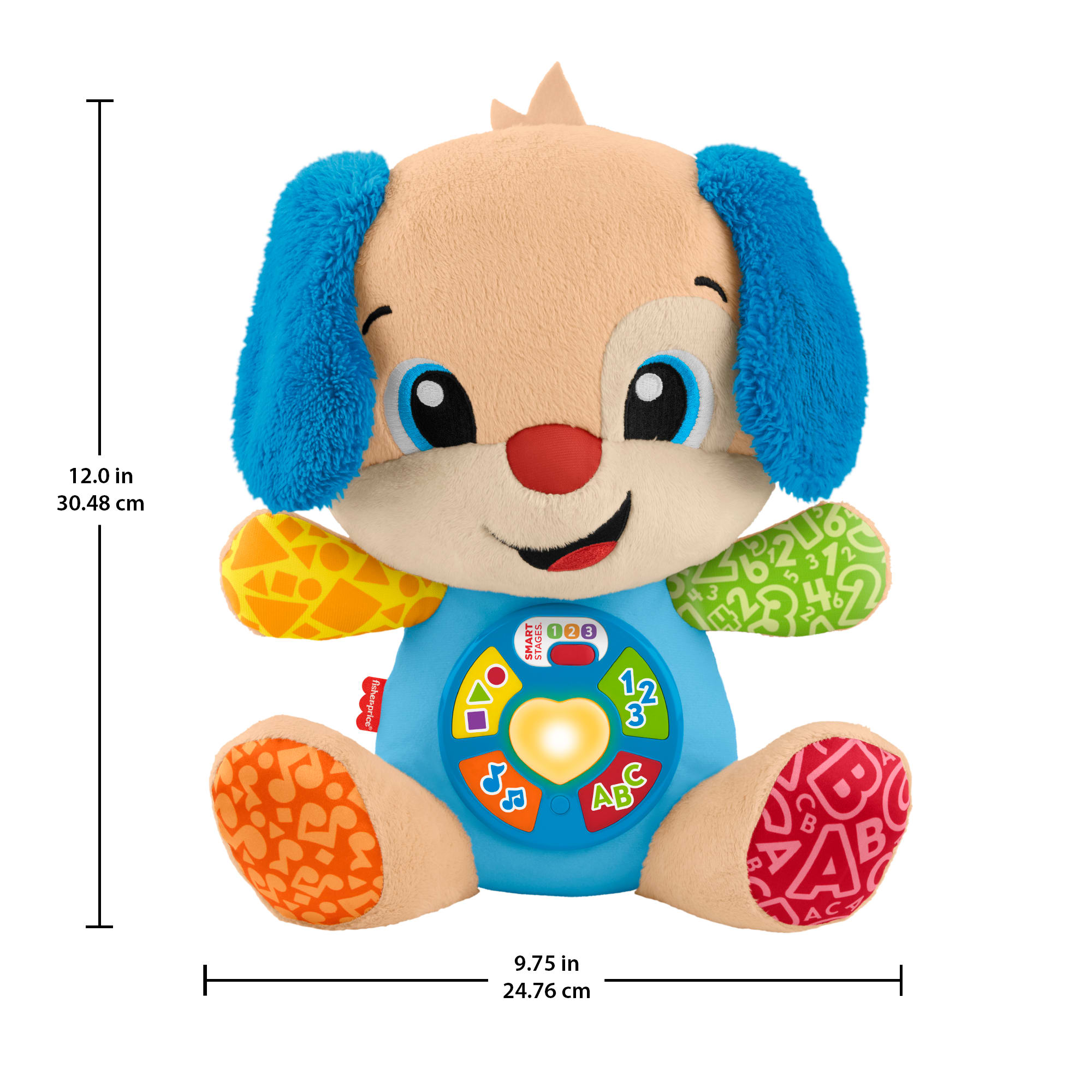 Fisher-Price Laugh & Learn Smart Stages Puppy Plush Baby Musical Learning Toy. Multilanguage Version - Image 5