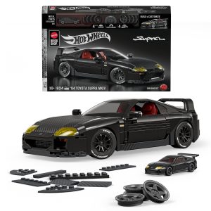 Mattel Brick Shop Hot Wheels '94 Toyota Supra Mkiv Building Toy Kit