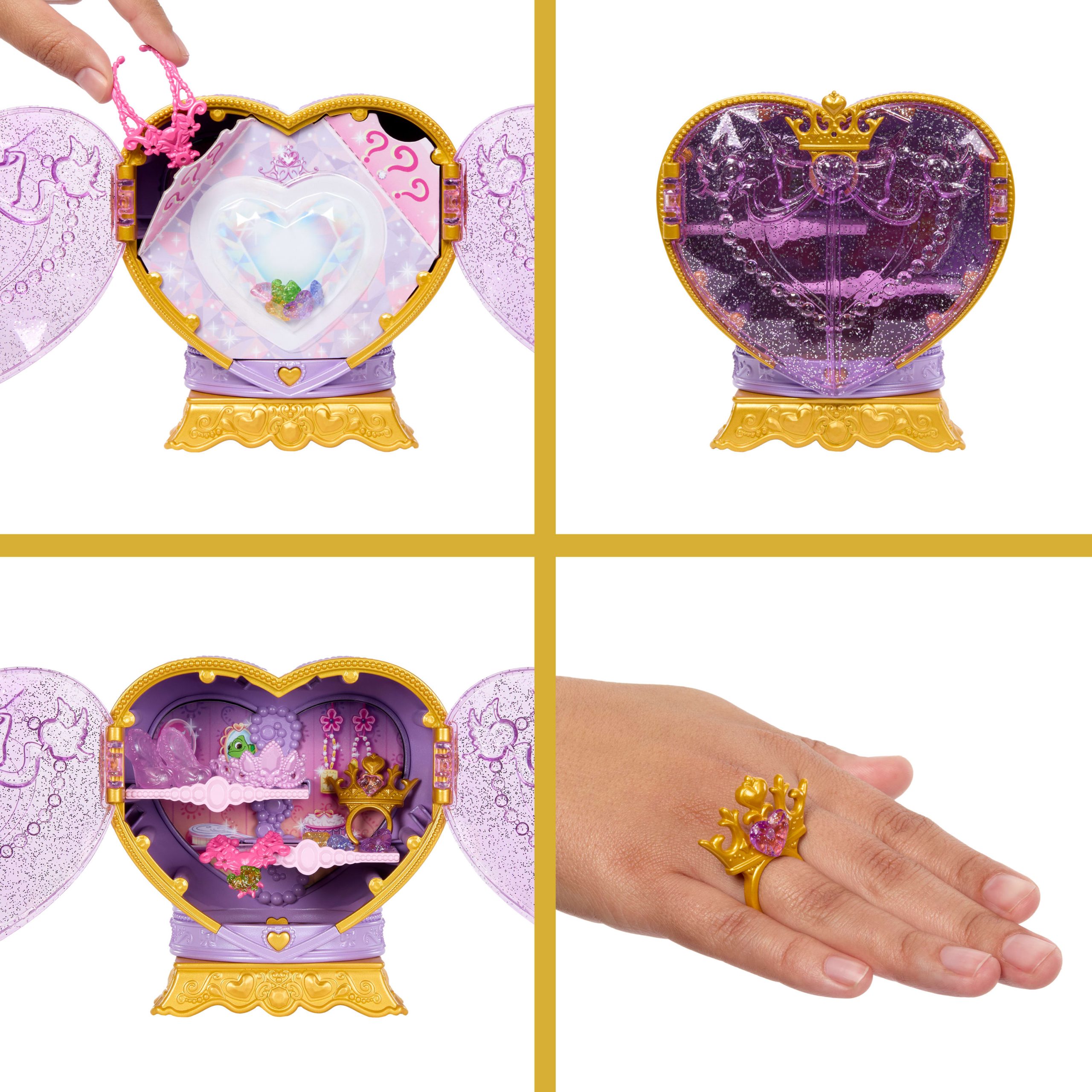 Disney Princess Jewel Reveal Rapunzel Fashion Doll W/ 8 Surprises including Gem Box & 10 Accessories - Image 5