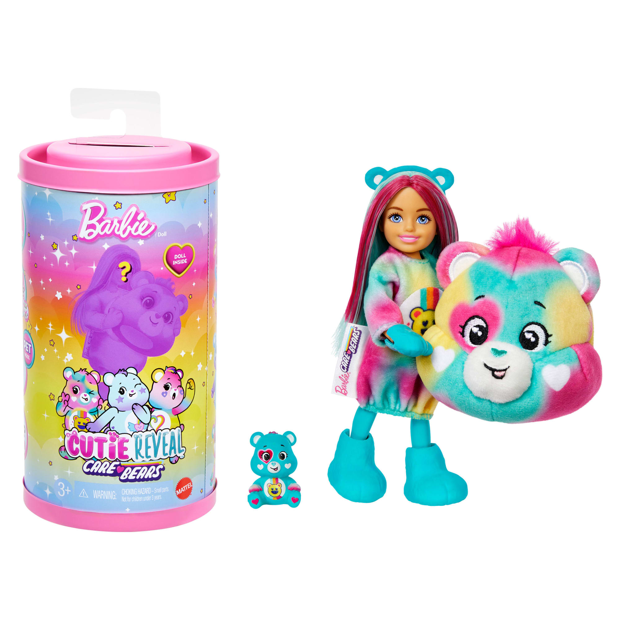 Barbie Cutie Reveal Care Bears Chelsea Small Dolls & Accessories. Series 2 - Image 5