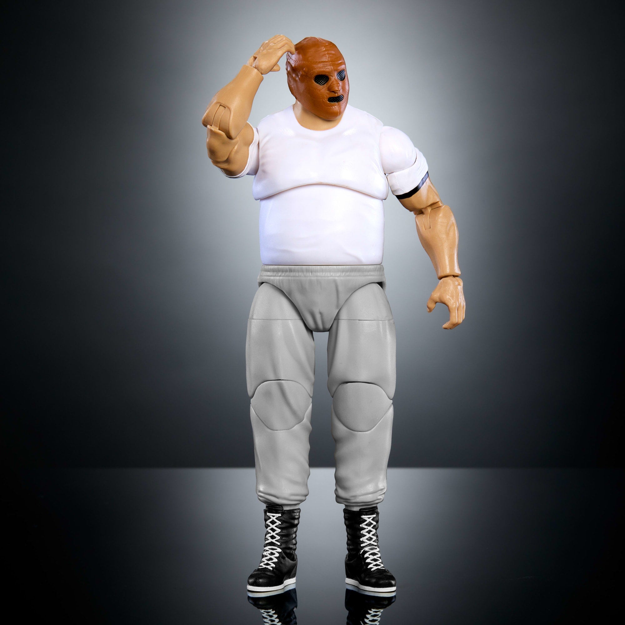 WWE Elite Collection Monday Night War Hardcore Hak Action Figure & Golga Build-A-Figure Parts - Image 6