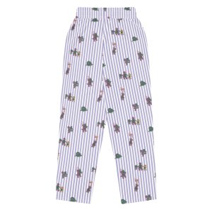 Barney Dinosaurs Wide Leg Striped Pants