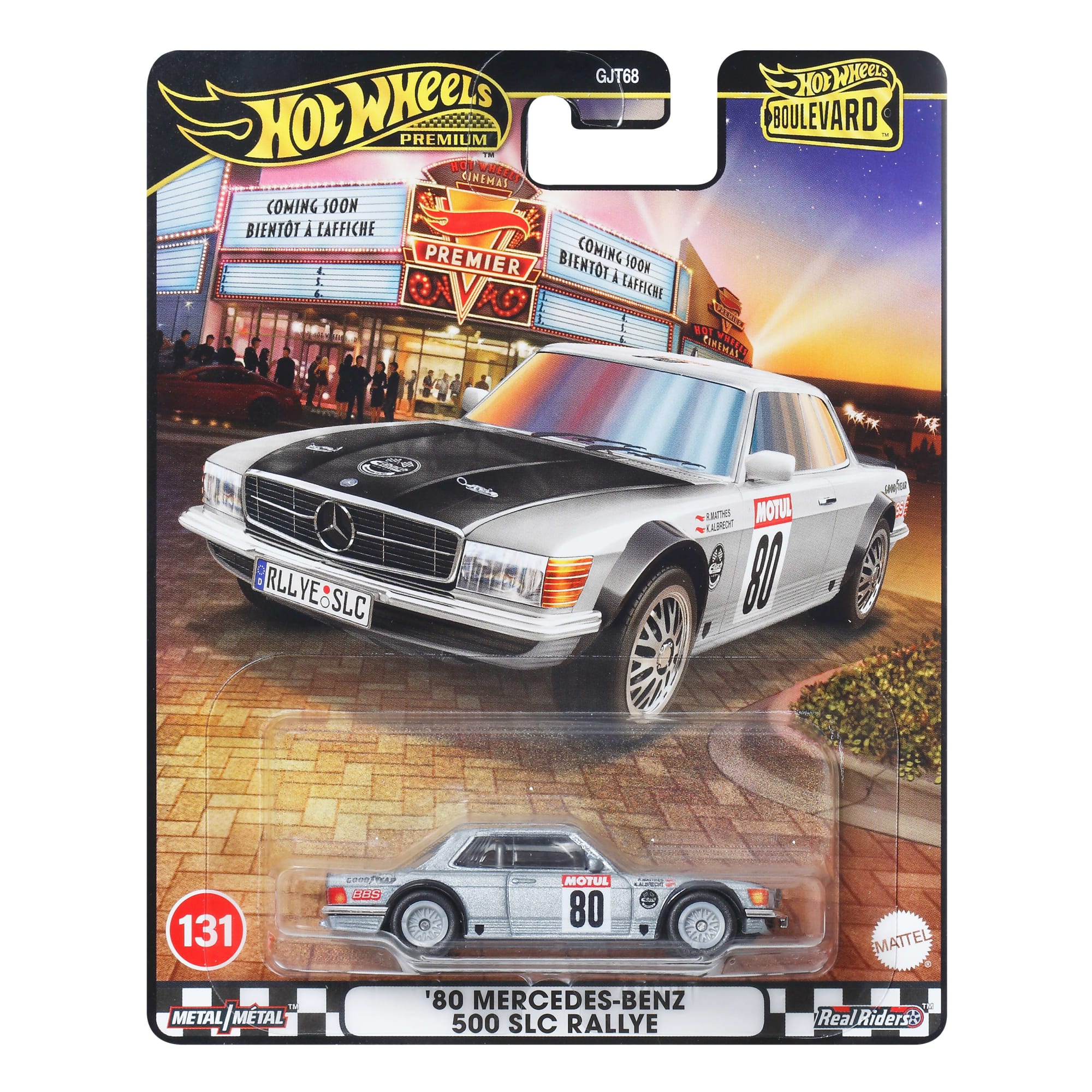 Hot Wheels Premium Boulevard '80 Mercedes-Benz 500 SLC Rallye