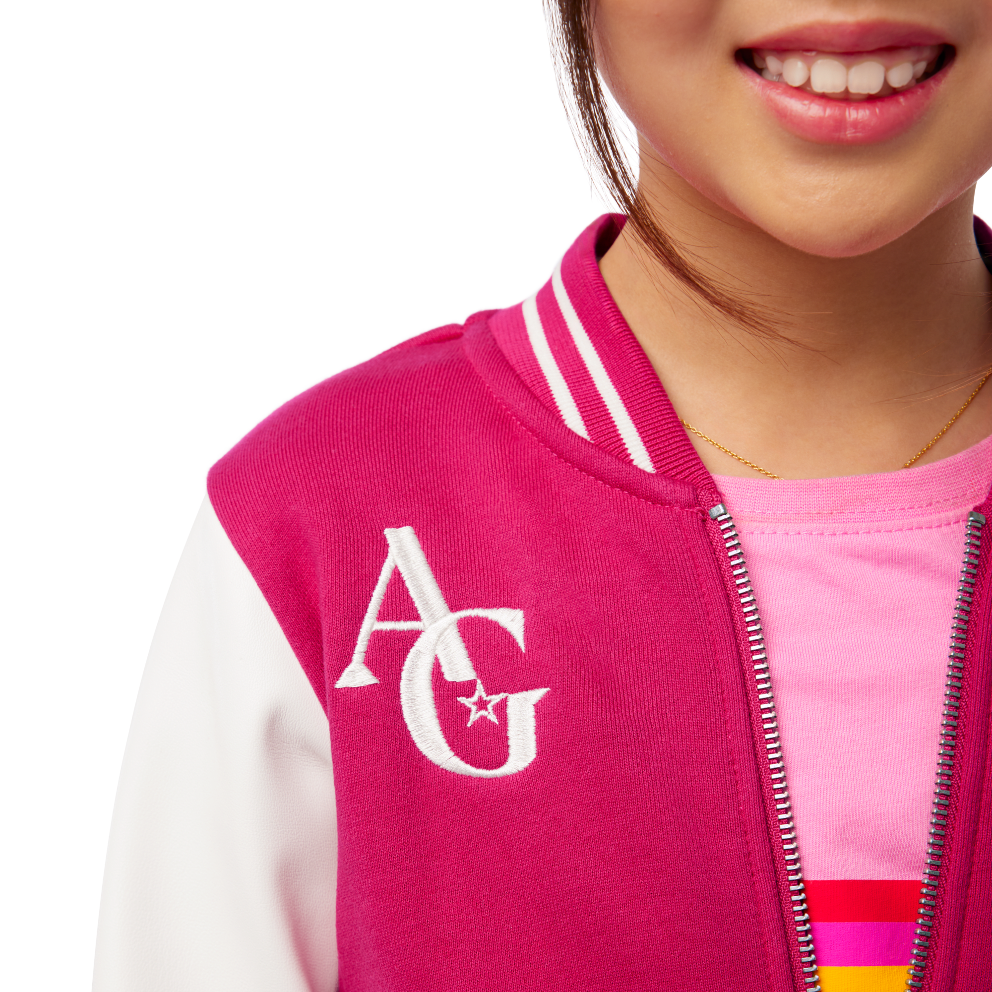 AG™ Star Squad Varsity Jacket for Girls - Image 3