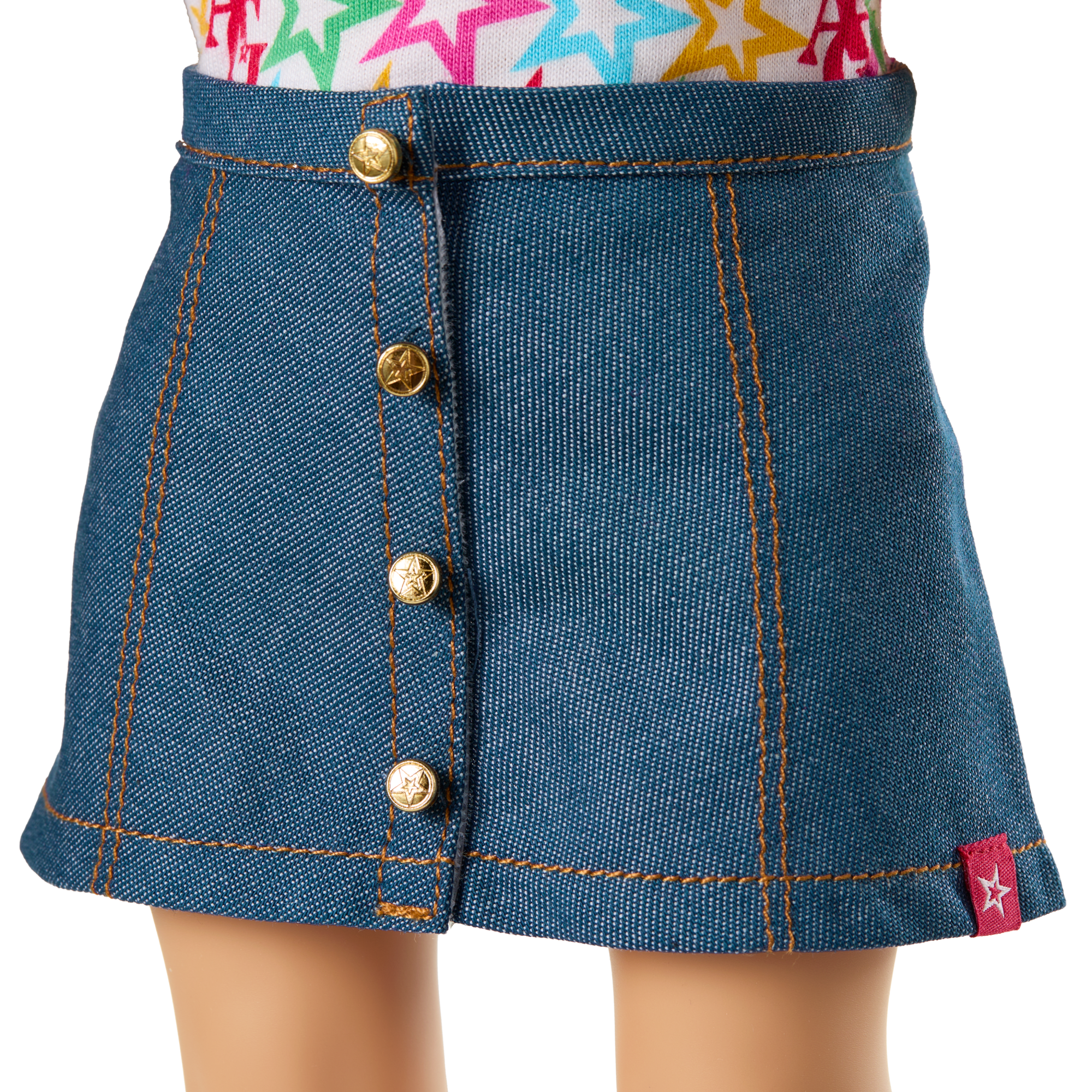 Truly Me™ 18-inch Doll #130 with straight black-brown hair - Image 9