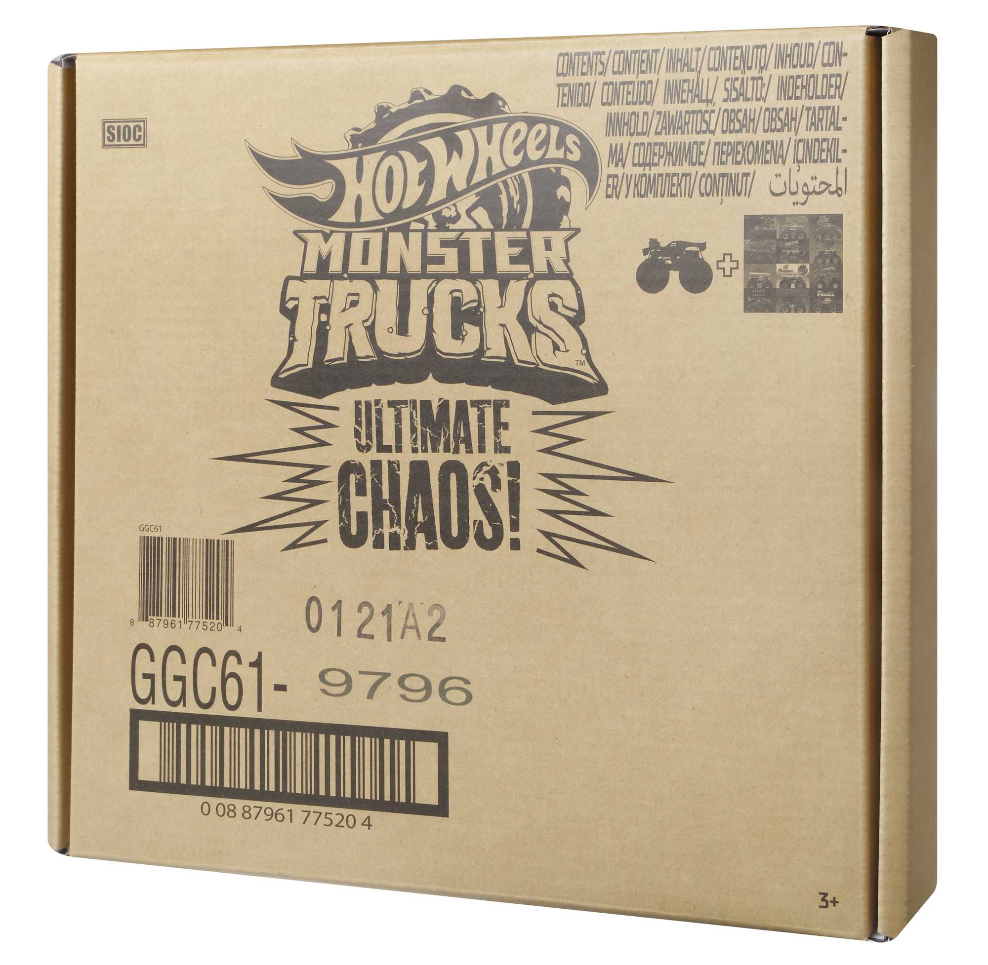 Hot Wheels Monster Trucks. Set Of 12 1:64 Die-Cast Toy Trucks For Kids - Image 6
