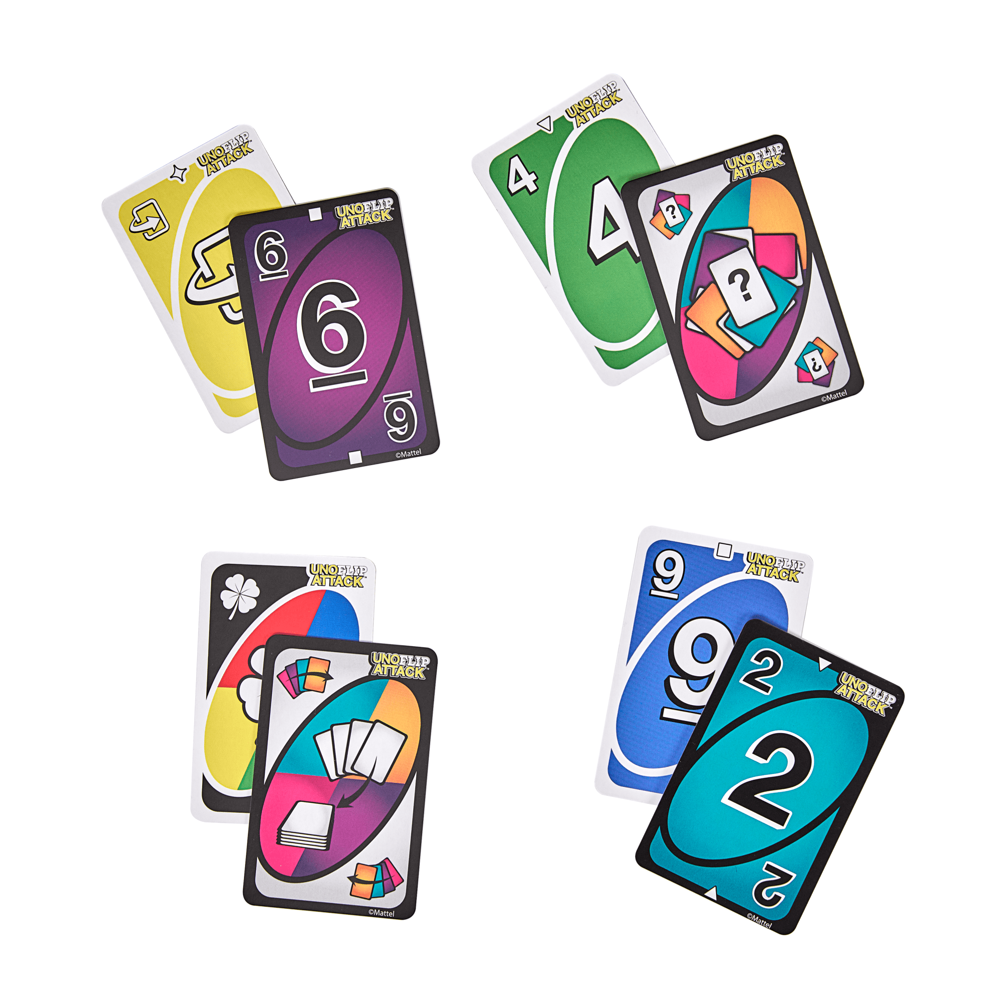 Uno Flip Attack™ Jeu de Cartes Pour enfants. Adultes et Familles - Image 5