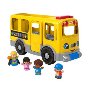 Little People Juguete para Bebés Little People Camión Escolar Haciendo Nuevos Amigos