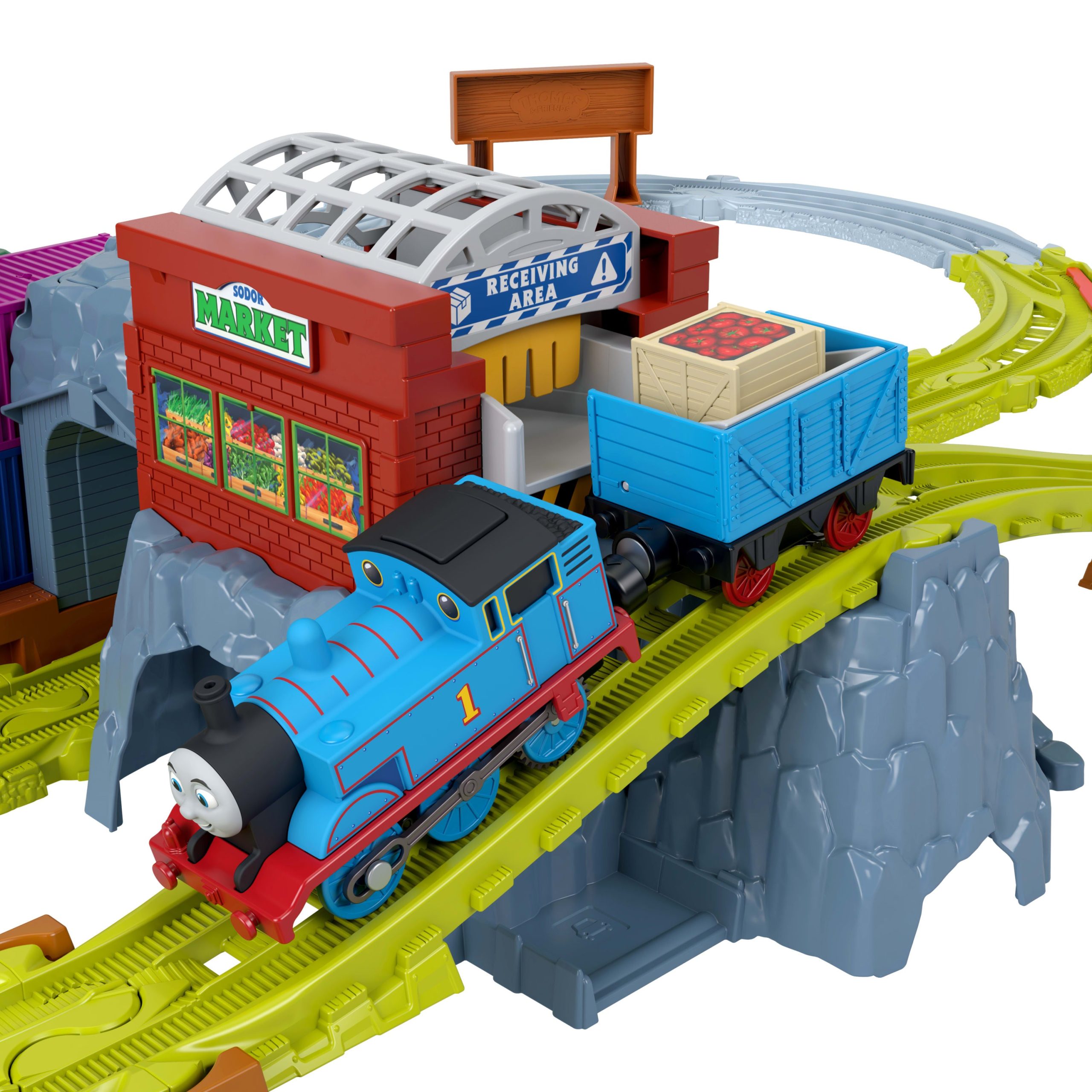 Coffret de Train La Livraison Sur Le Quai de Cranky de Thomas et ses Amis - Image 2