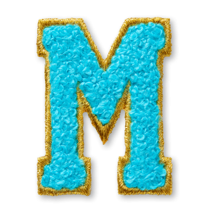 AG™ Letter M Stick-On Patch