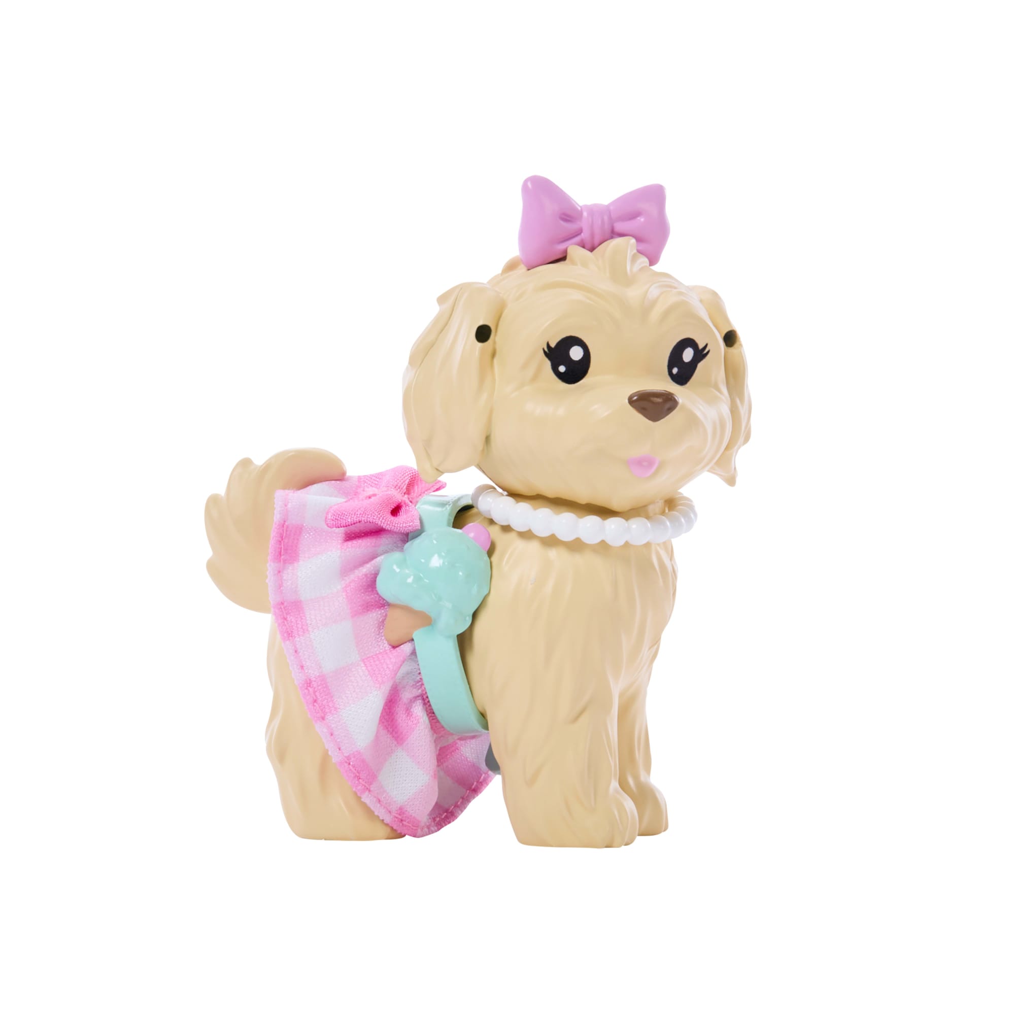 Barbie-Poupée Looks Assortis Robe Vichy Avec Chien et Accessoires - Image 5