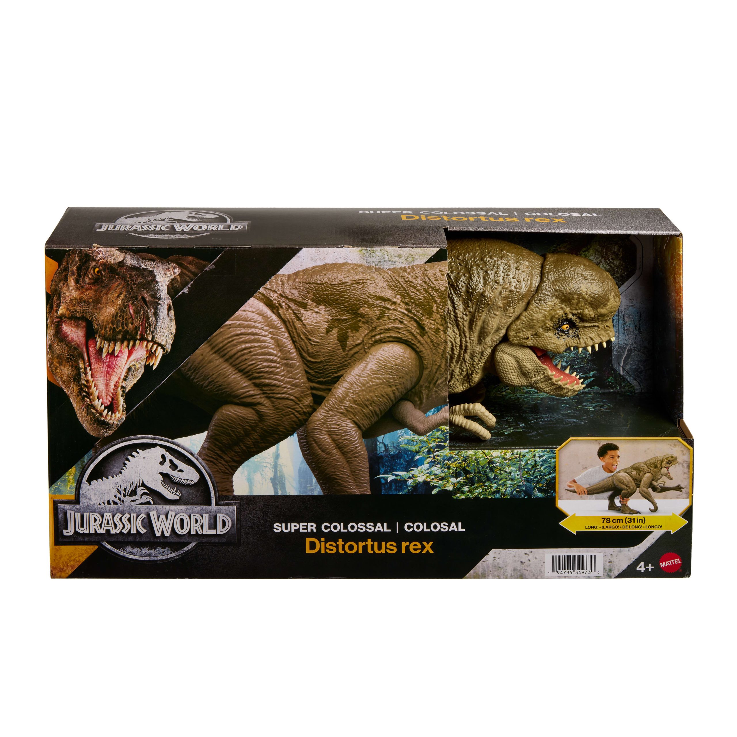 Jurassic World Rebirth Super Colossal Distortus Rex Dinosaur Figure. 31 Inch. Swallows Minis - Image 6