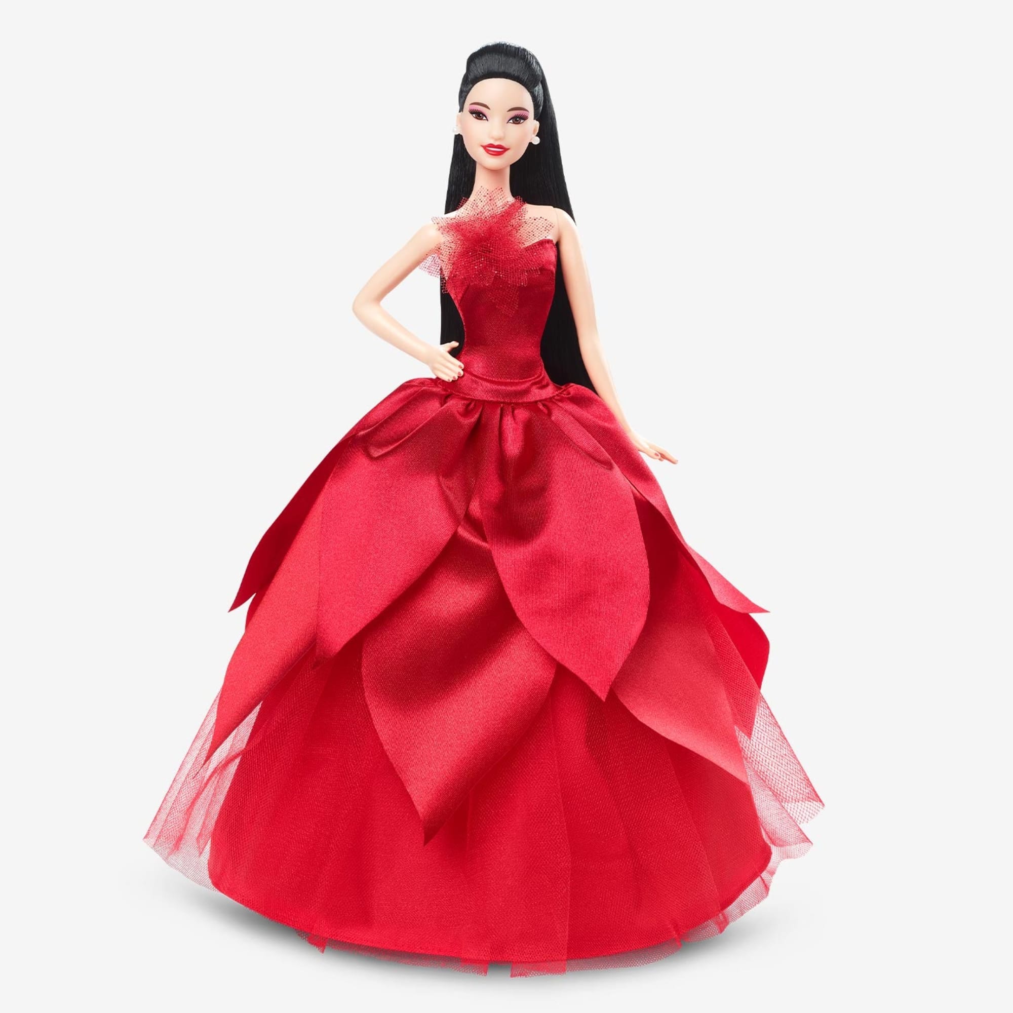 2022 Holiday Barbie. Black Hair