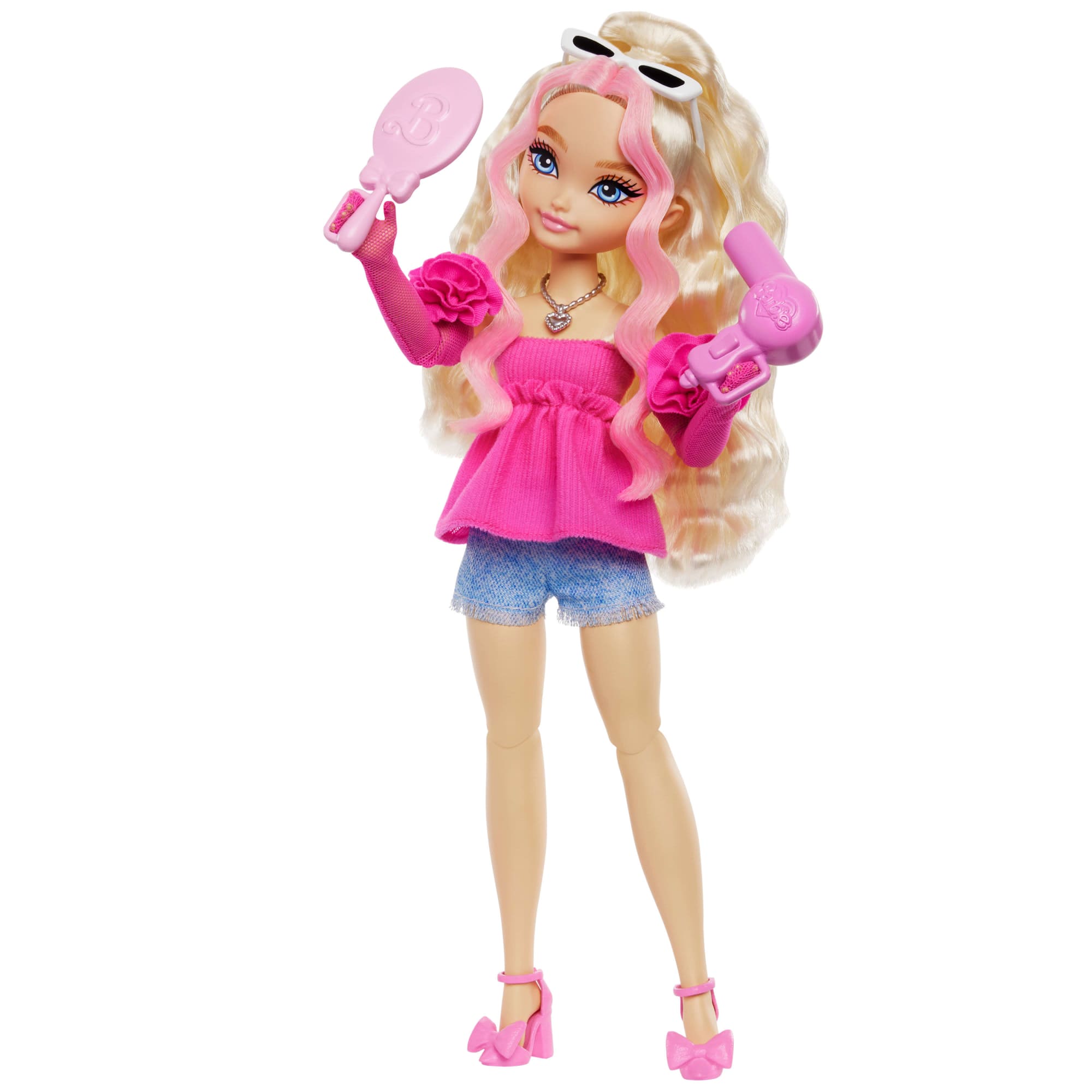 Barbie-Équipe de Rêve Malibu-Poupée et 8Accessoires