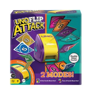 UNO Flip Attack Card Game For Kids. Adults & Family Night