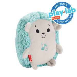 Fisher-Price Calming Vibes Hedgehog Soother. Portable Infant Plush Pal