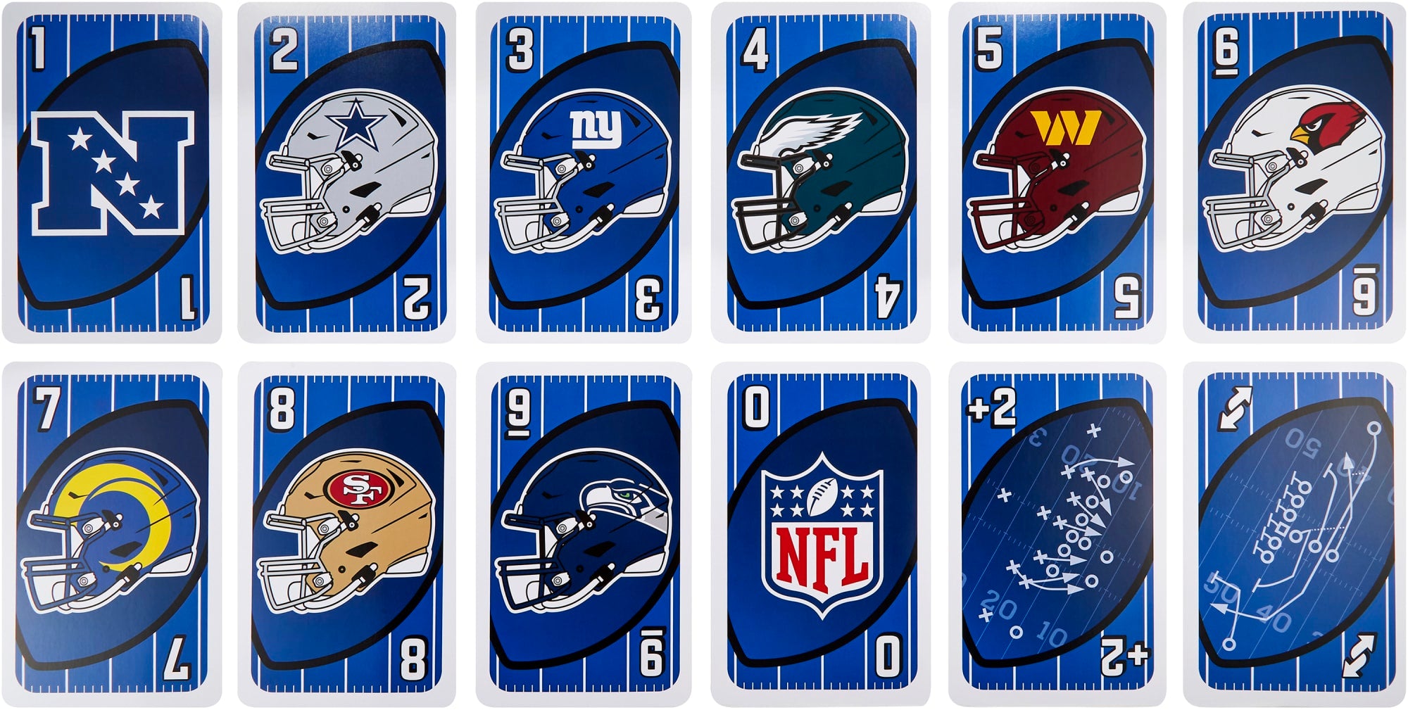 Giant UNO NFL Game For Kids. Adults & Family Night - Image 4