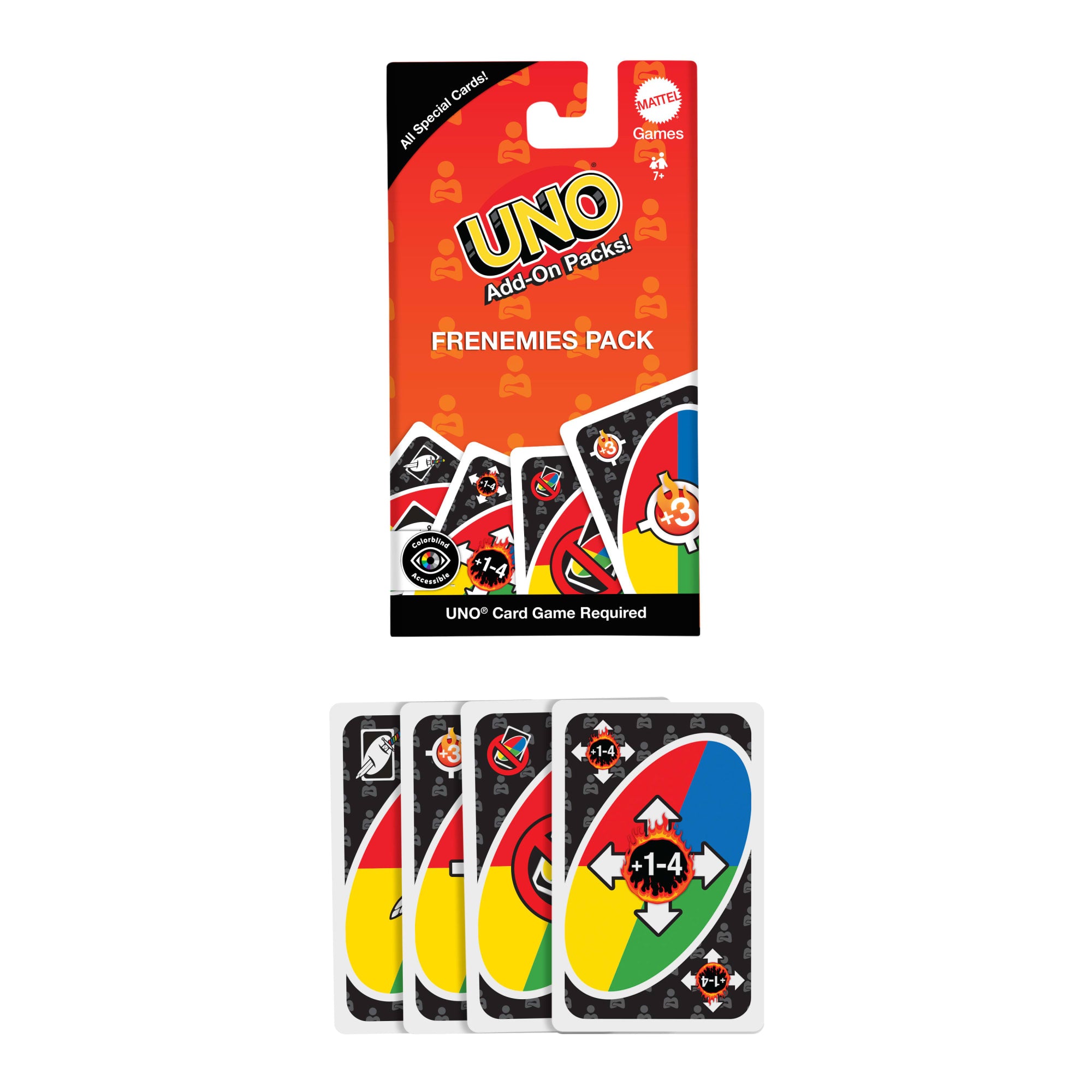 UNO Juego de Cartas Paquetes Complementarios