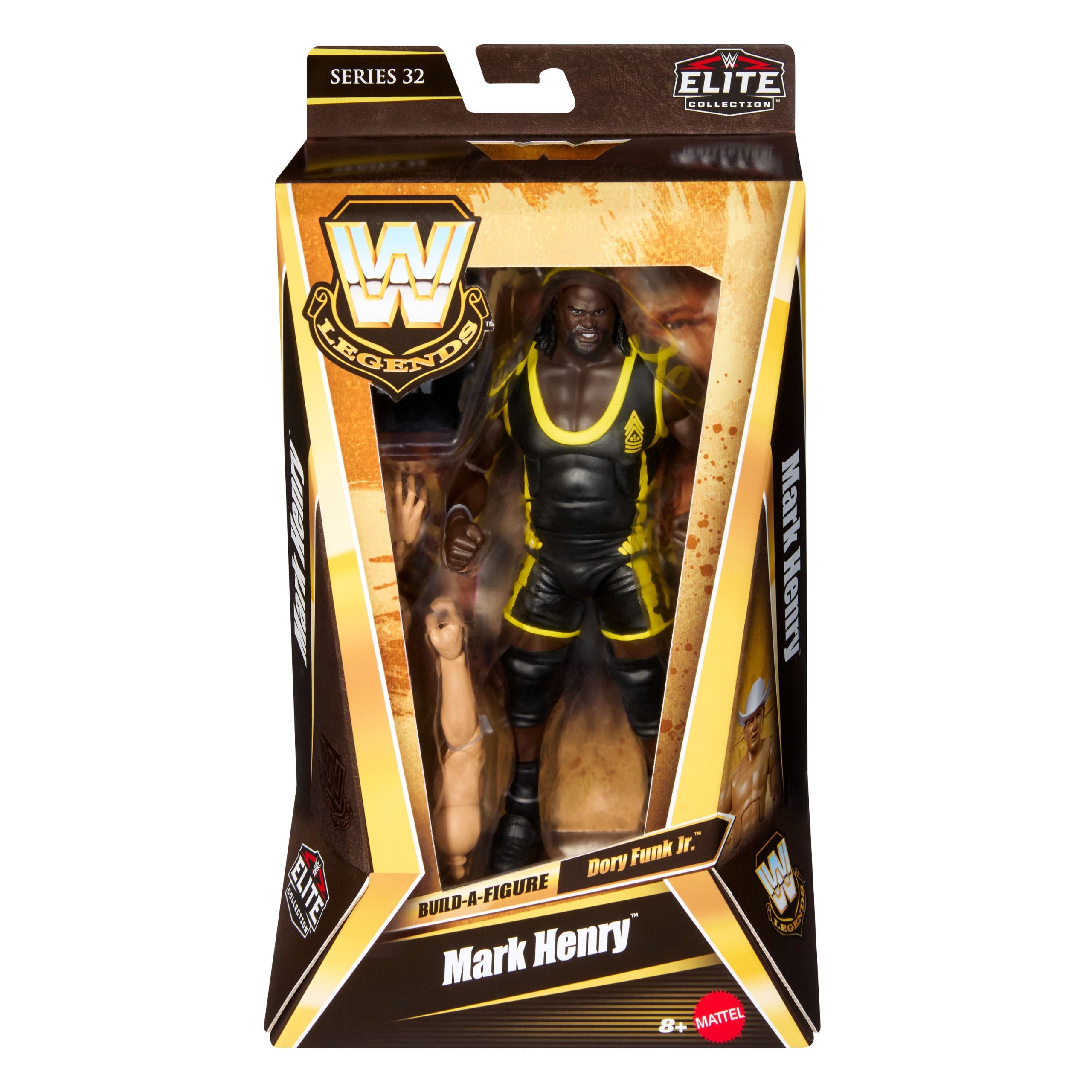 WWE Legends Elite Collection Legends Mark Henry Action Figure - Image 6