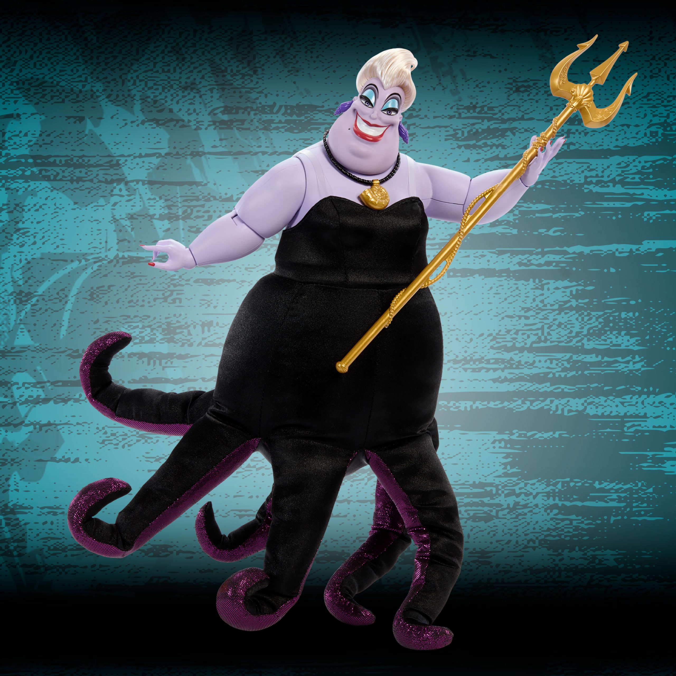 Disney Collector Ursula Collectible Villains Fashion Doll in Signature Look With 1 Accessory - Image 2