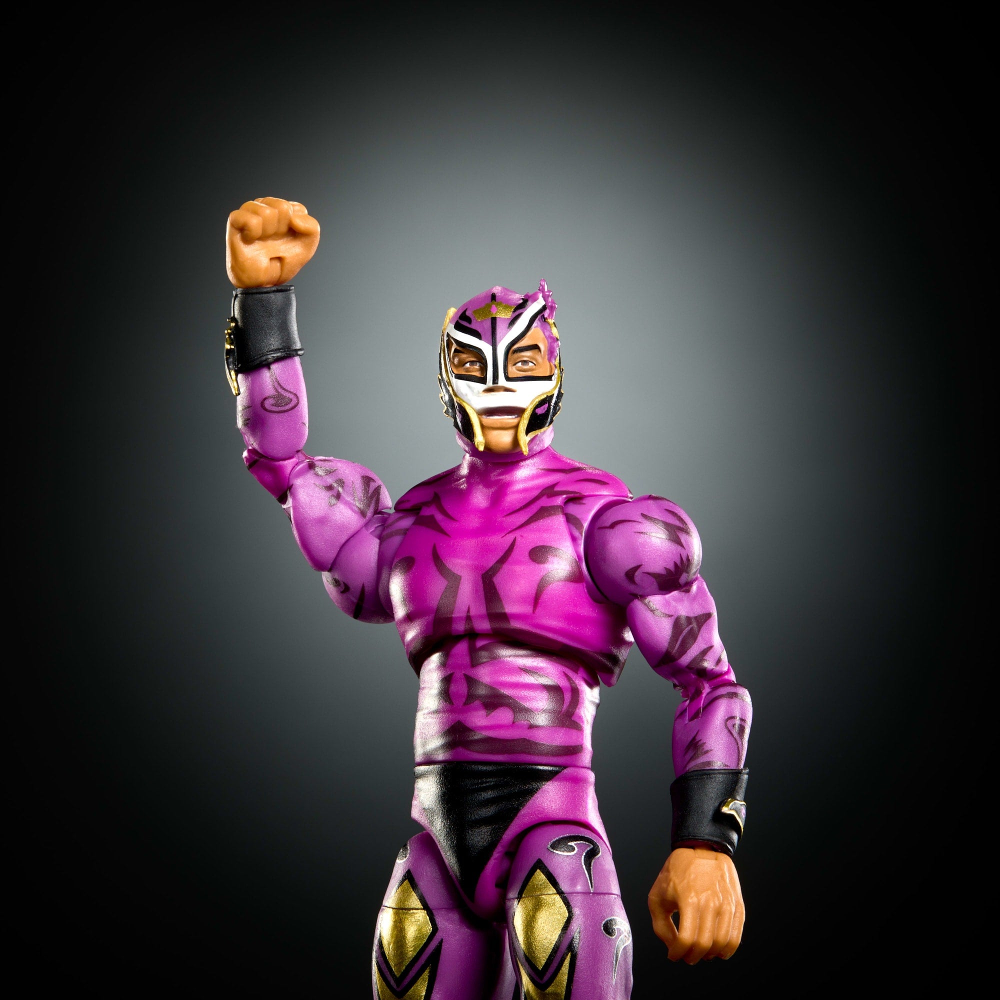 WWE Legends Ultimate Edition Rey Mysterio Action Figure & Accessories Set. 6-Inch Collectible - Image 4