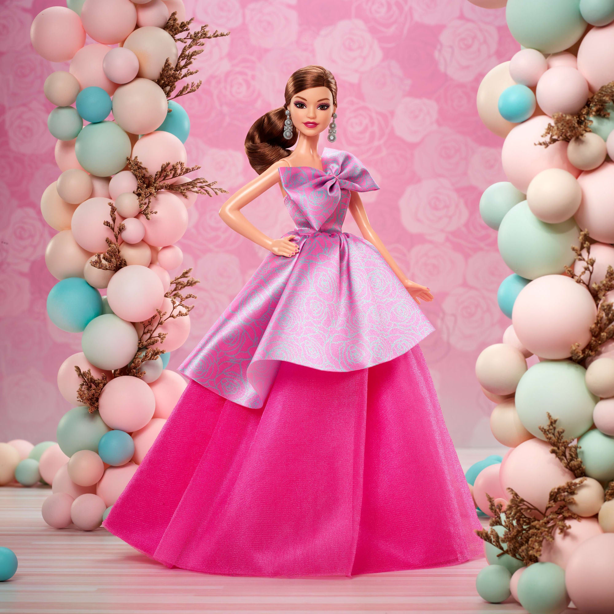 Barbie Signature Birthday Wishes Doll. Collectible Fashion Doll in Satiny. Pink Dress - Image 3