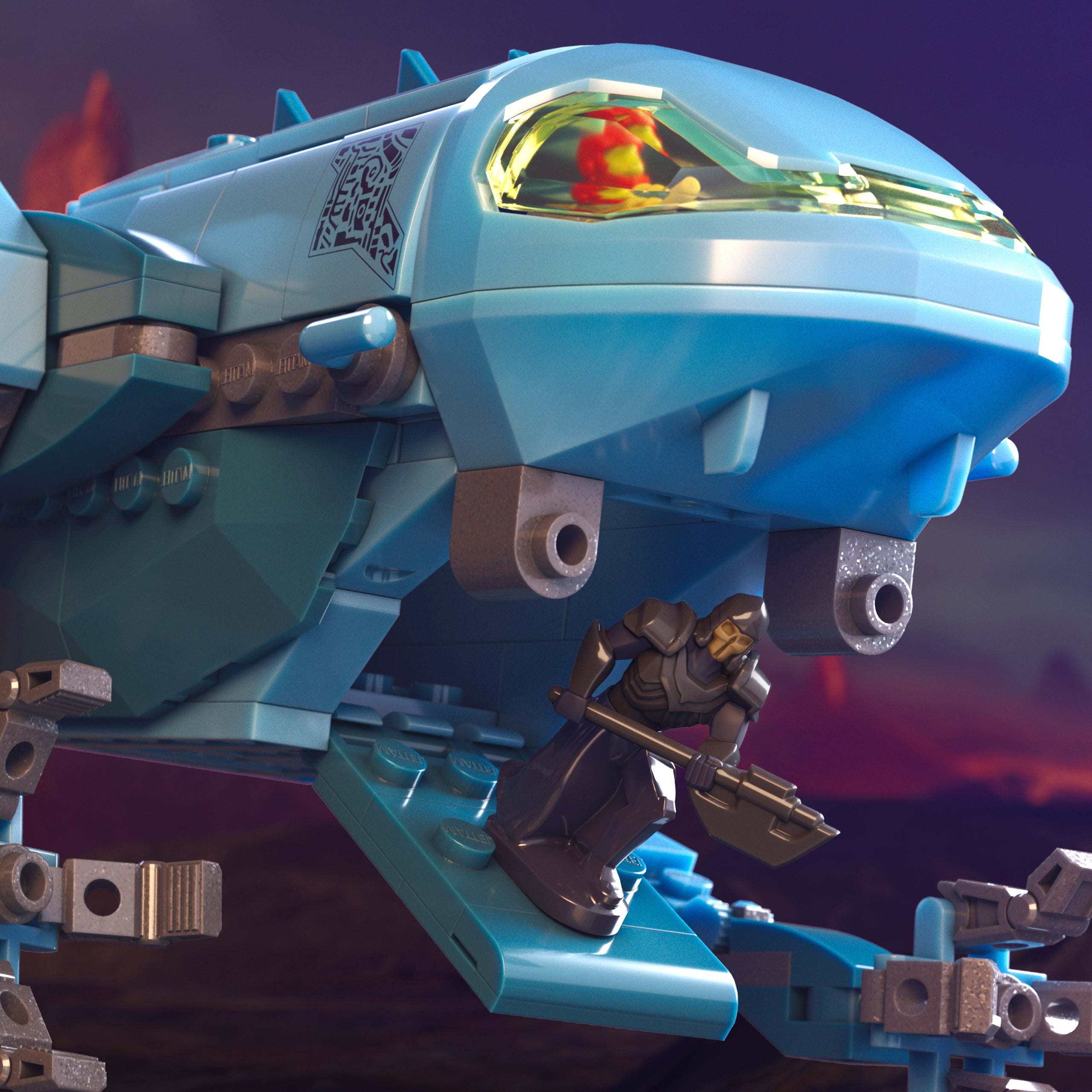Mattel Brick Shop Masters Of The Universe Attack Of The Collector Building Toy Kit (593 Pieces). For Collectors - Image 6