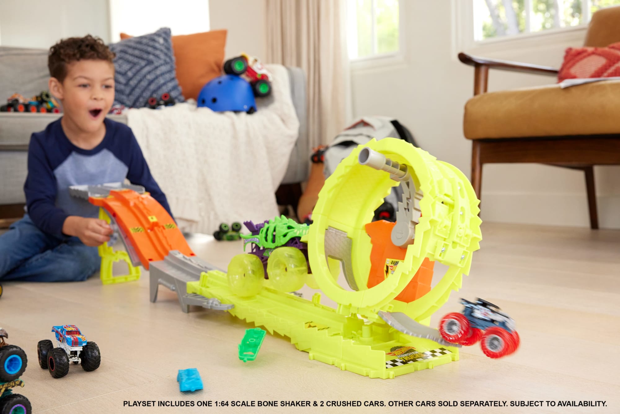 Hot Wheels Monster Trucks-Défi Course Électrifiante-Coffret - Image 2