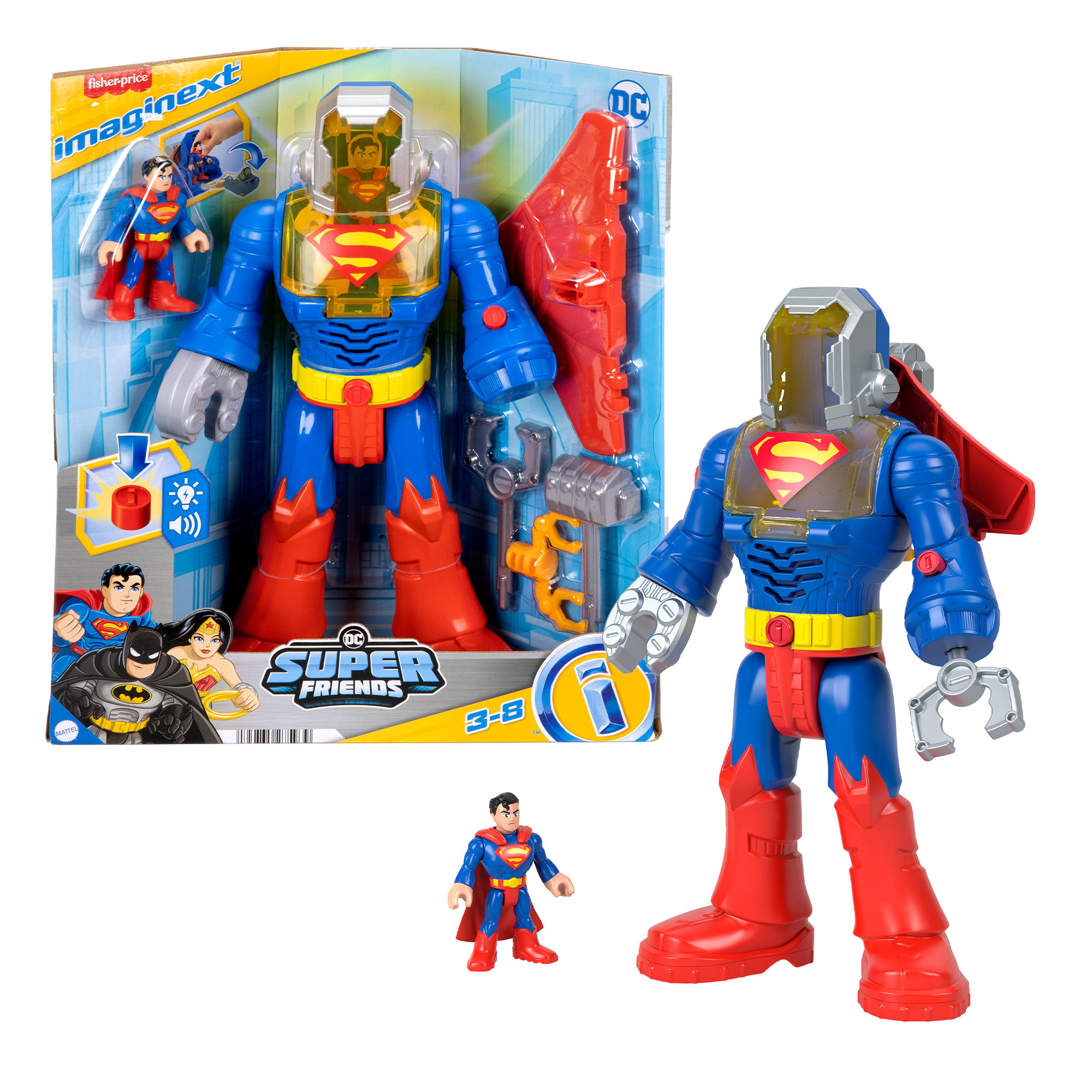 Imaginext® Dc Super Friends™ Planeur et Exosquelette de Superman