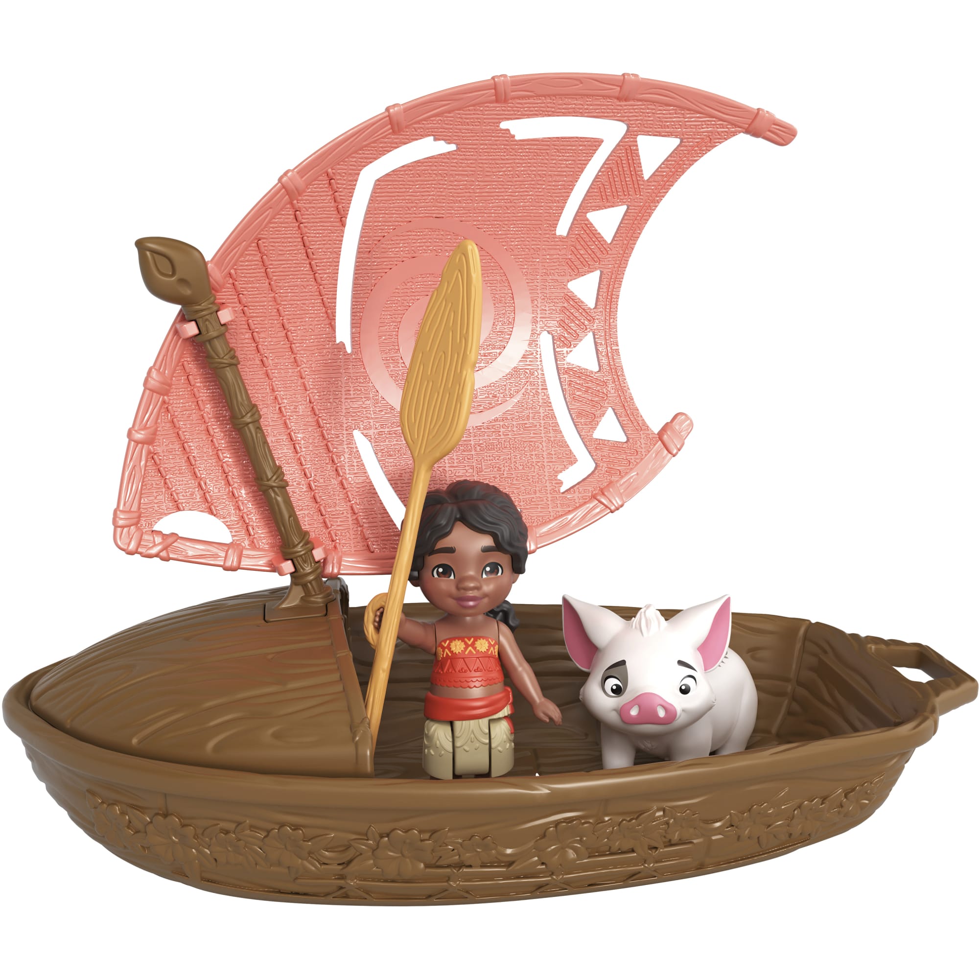 Moana 2 Conjunto de Brinquedo Canoa com Mini Boneca Surpresa e Acessórios - Image 4
