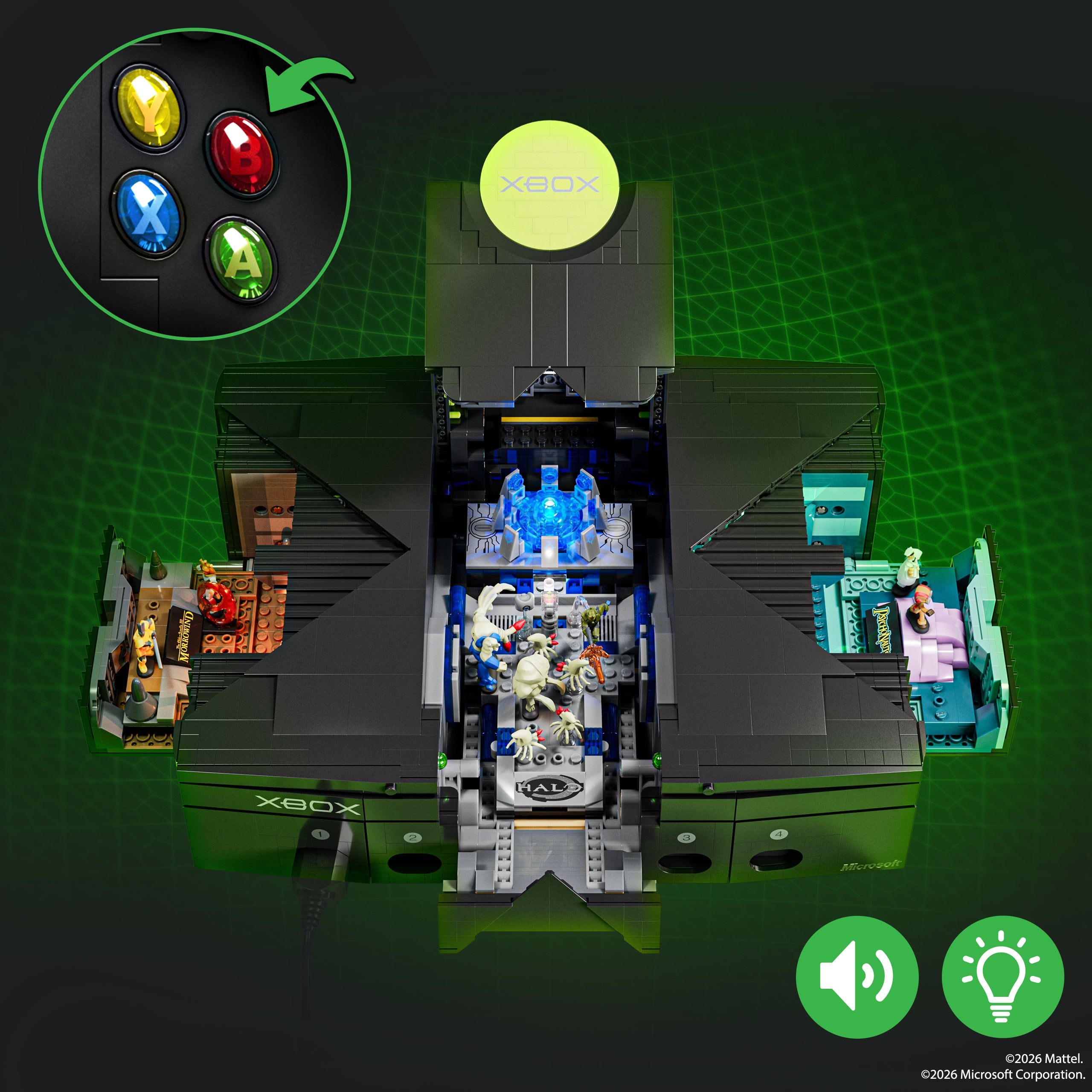 Mattel Brick Shop Microsoft-Coffret de Construction Xbox Originale - Image 5