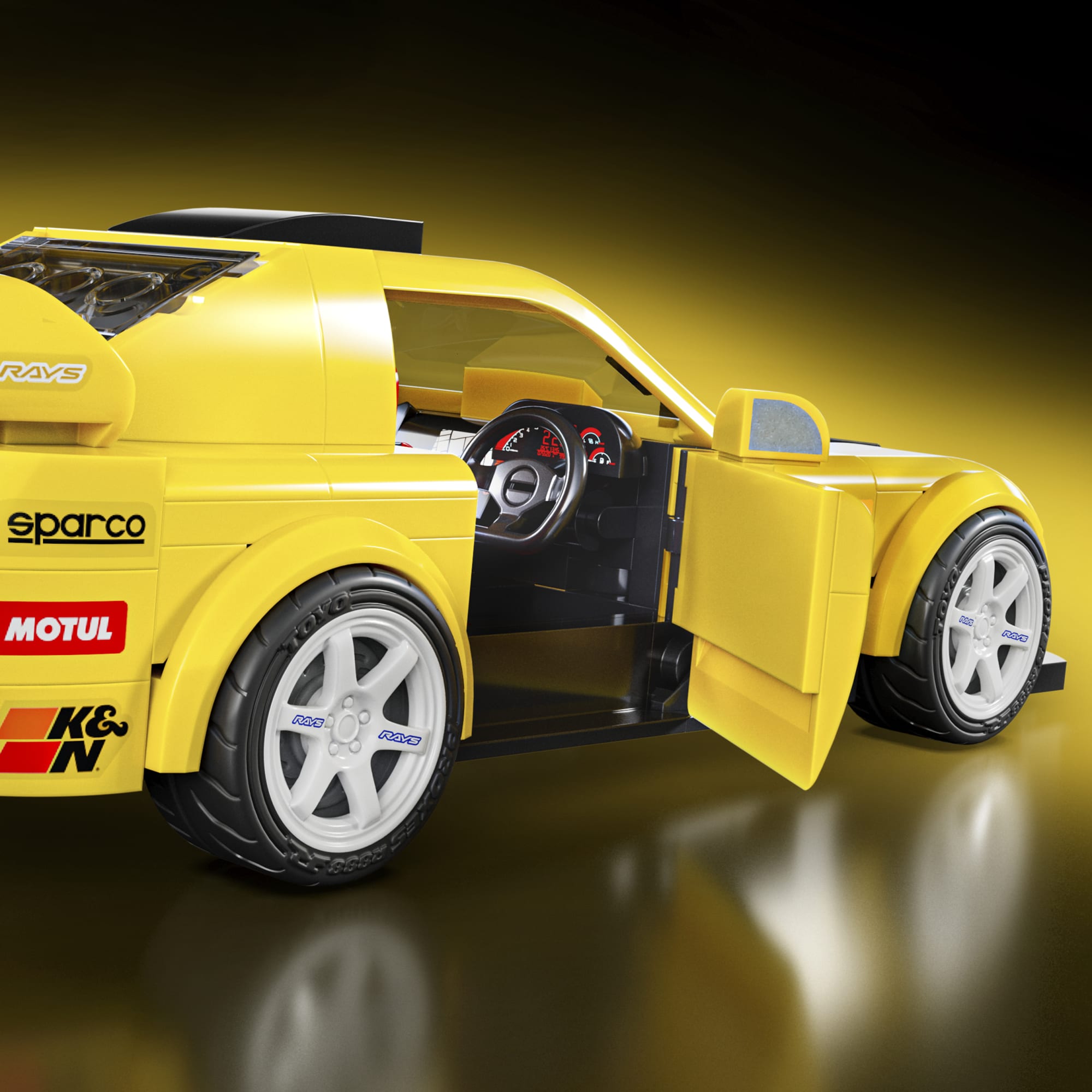 Hot Wheels Coffret Mattel Brick Shop Série Speed Honda S2000 de 2007 - Image 6