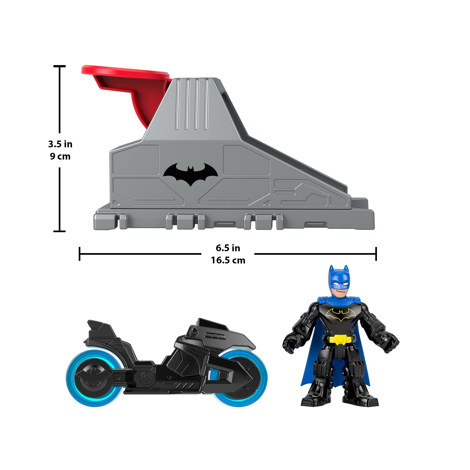 Imaginext DC Super Friends Launcher Set With 3-Inch Batman Action Figure. Toy Vehicle & Housing Unit - Image 6