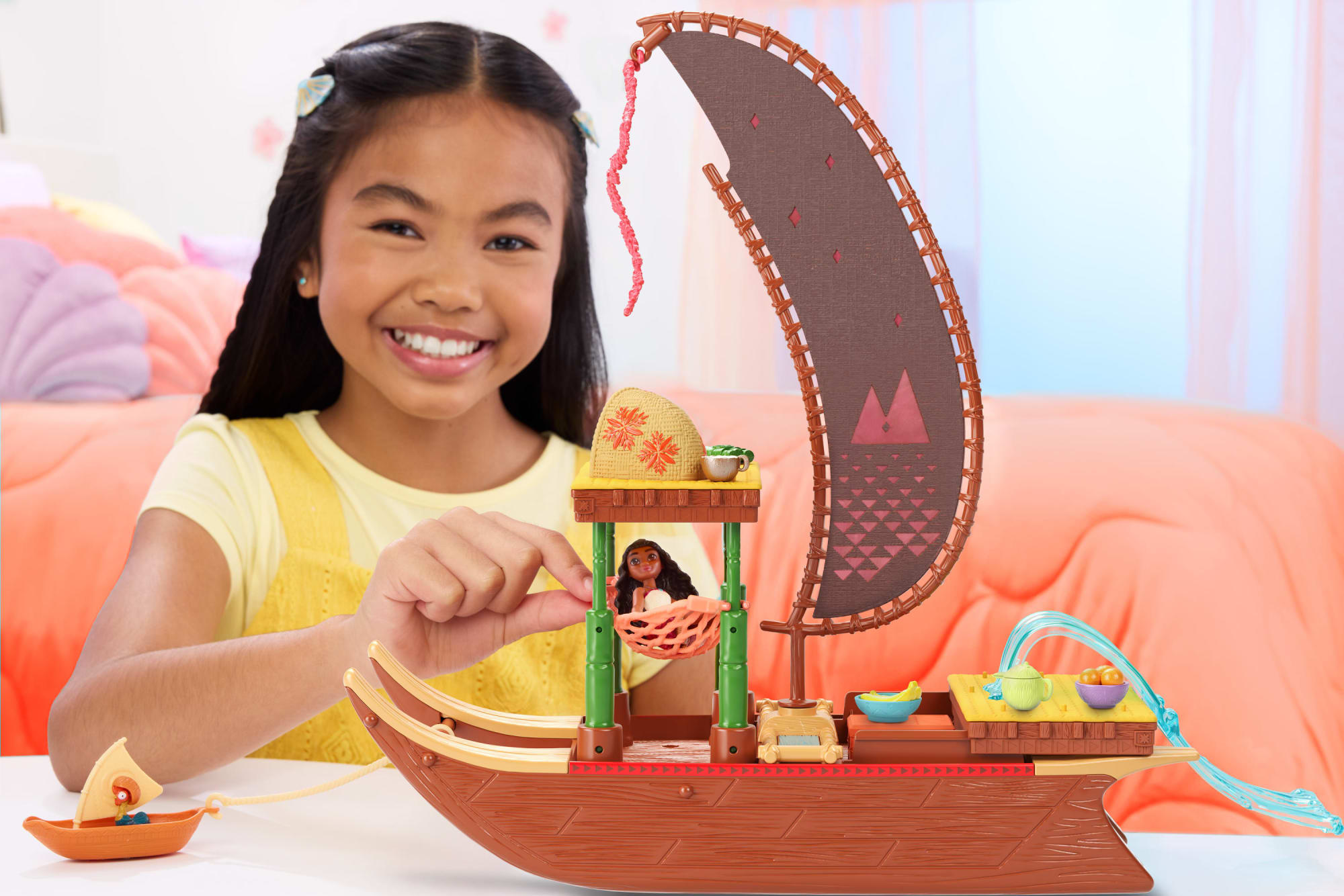 Disney Moana 2 Coffret de Jeu Canot D'Aventure de Moana - Image 2