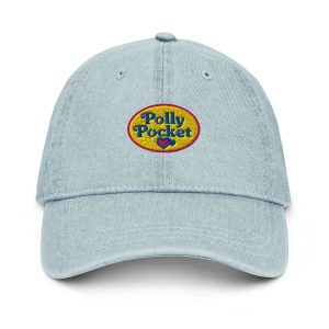 Polly Pocket Logo Light Blue Denim Hat