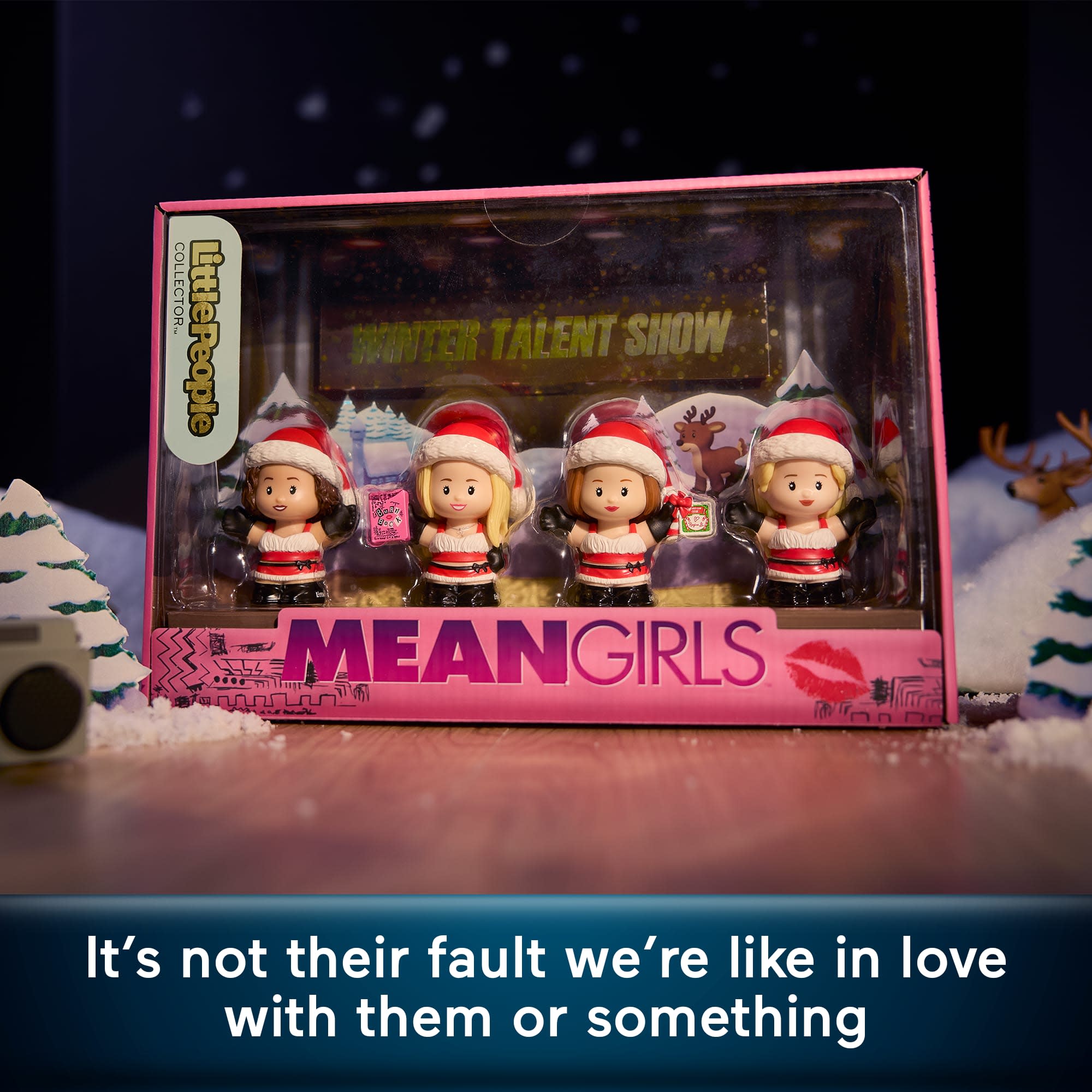 Little People Collector Mean Girls Movie Special Edition Holiday Set For Adults & Fans. 4 Figures - Image 3