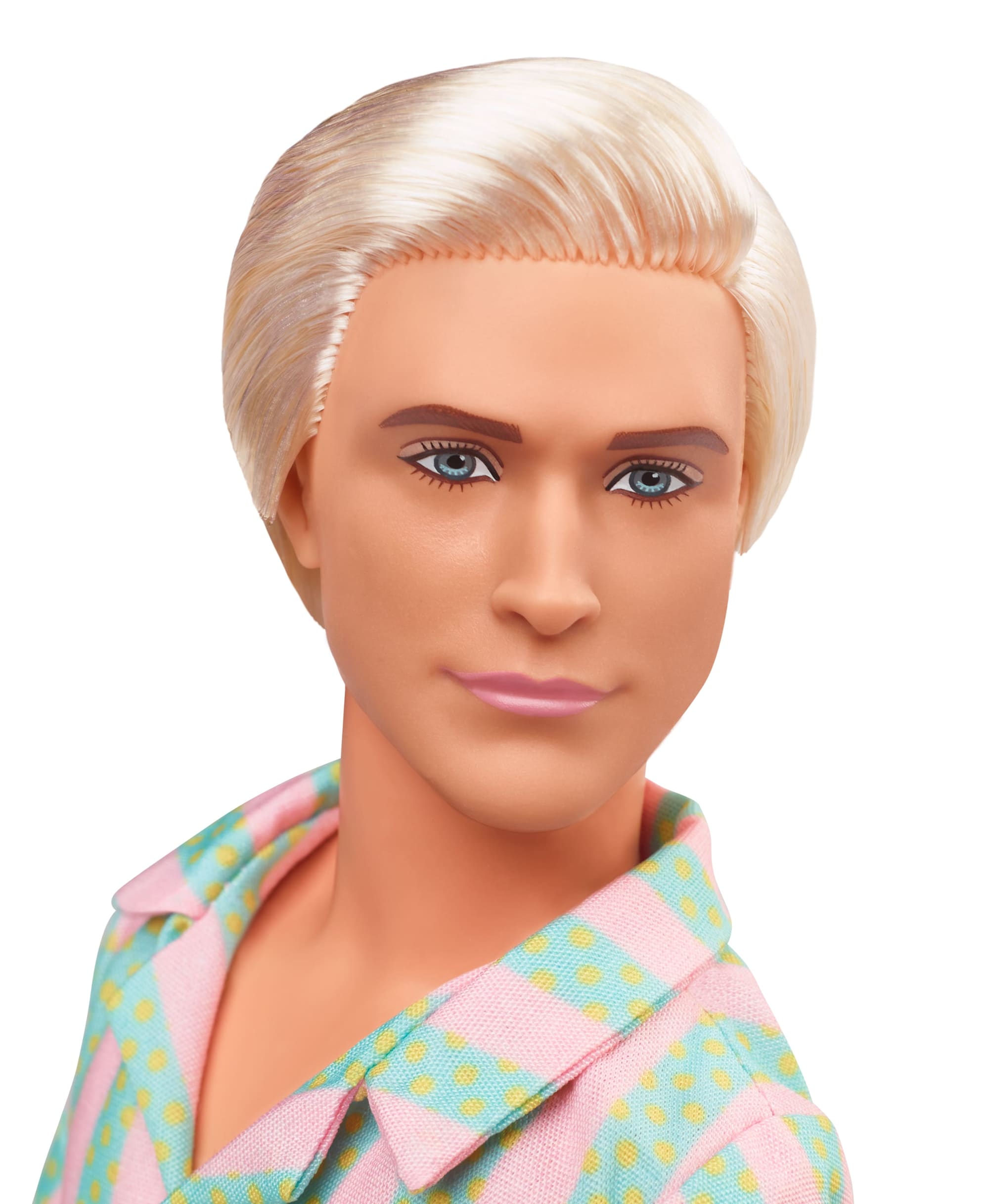 Barbie Ken du Film Barbie Poupée Avec ensemble de Plage Rayé - Image 2