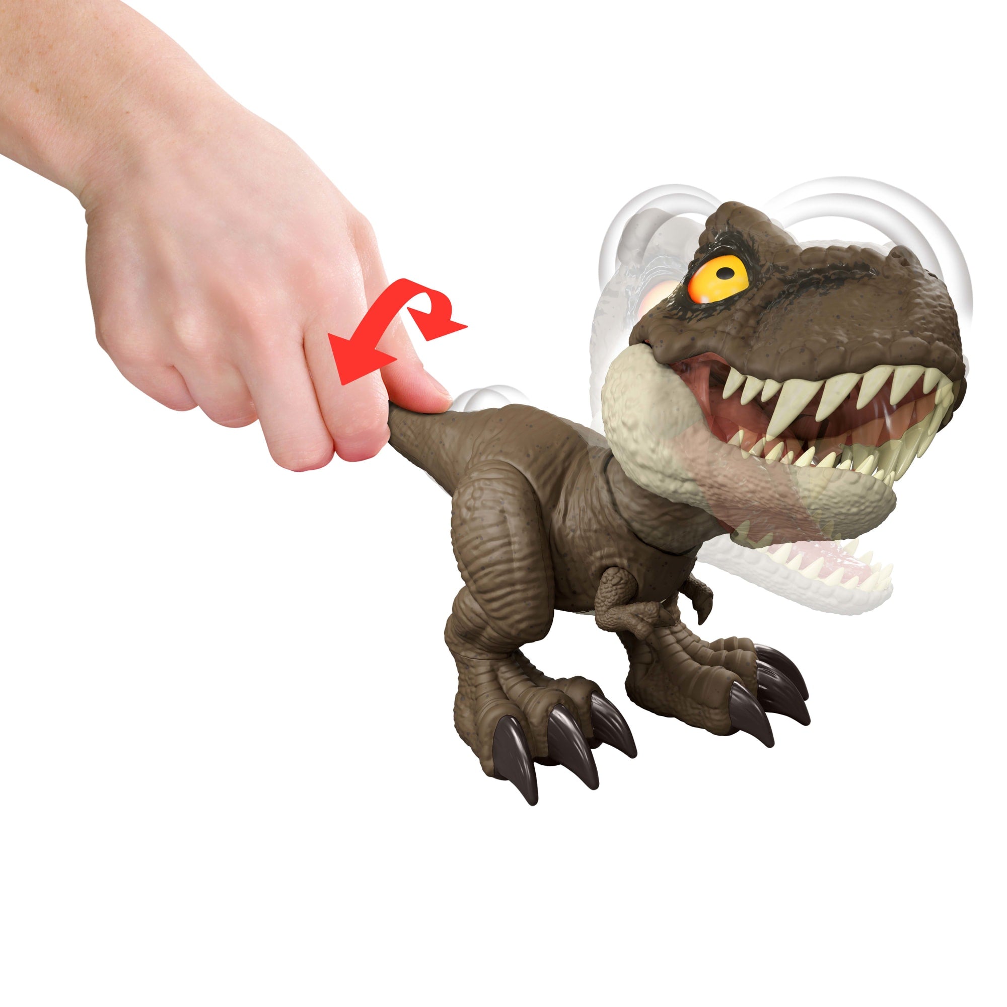 Jurassic World Roar Command Tyrannosaurus Rex Dinosaur Figure Toy. Records. Plays & Roars. T. Rex - Image 3