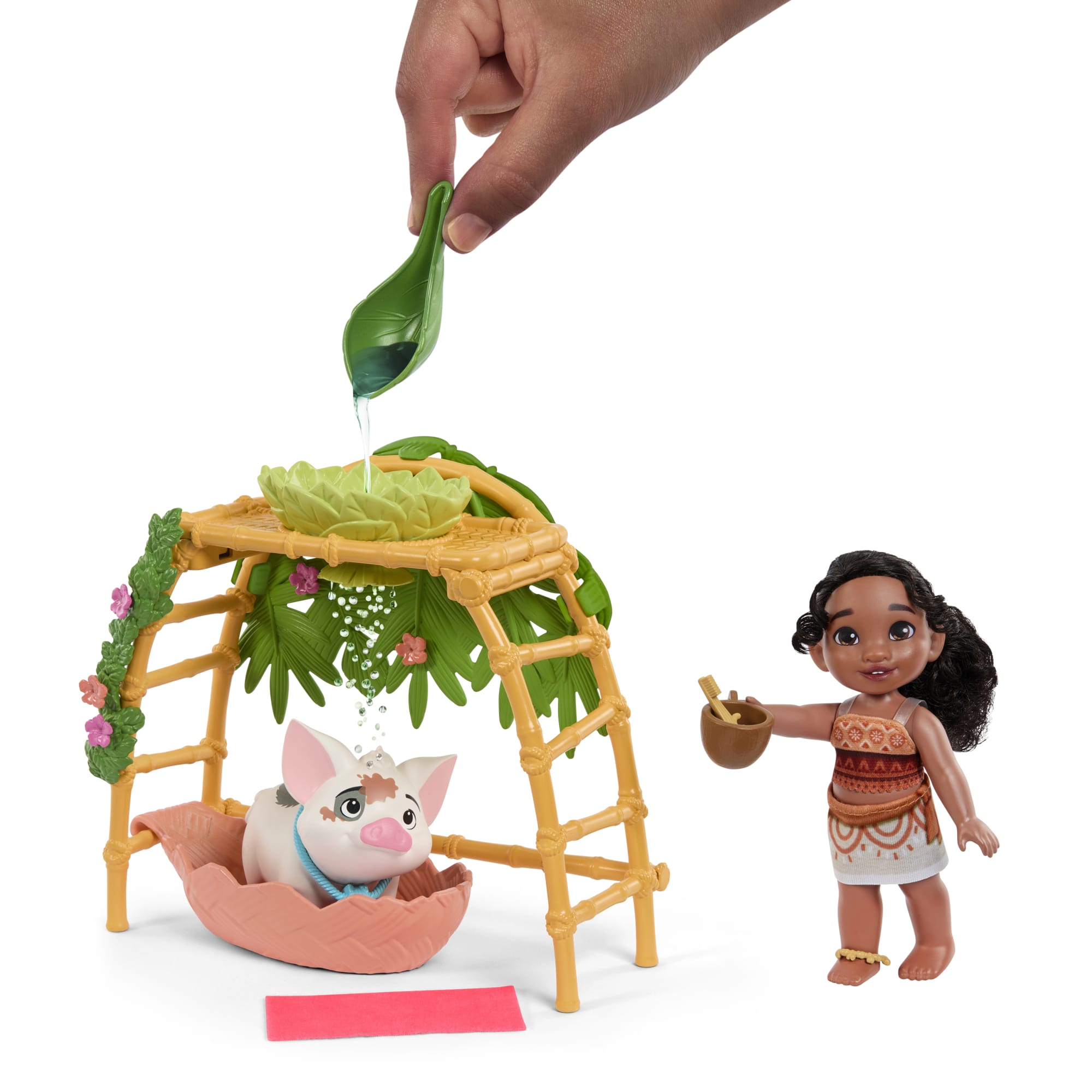 Disney Moana 2 Simea & Pua Bathtime Fun Playset. Fashion Doll & 10+ Accessories. inspired By The Movie - Image 5